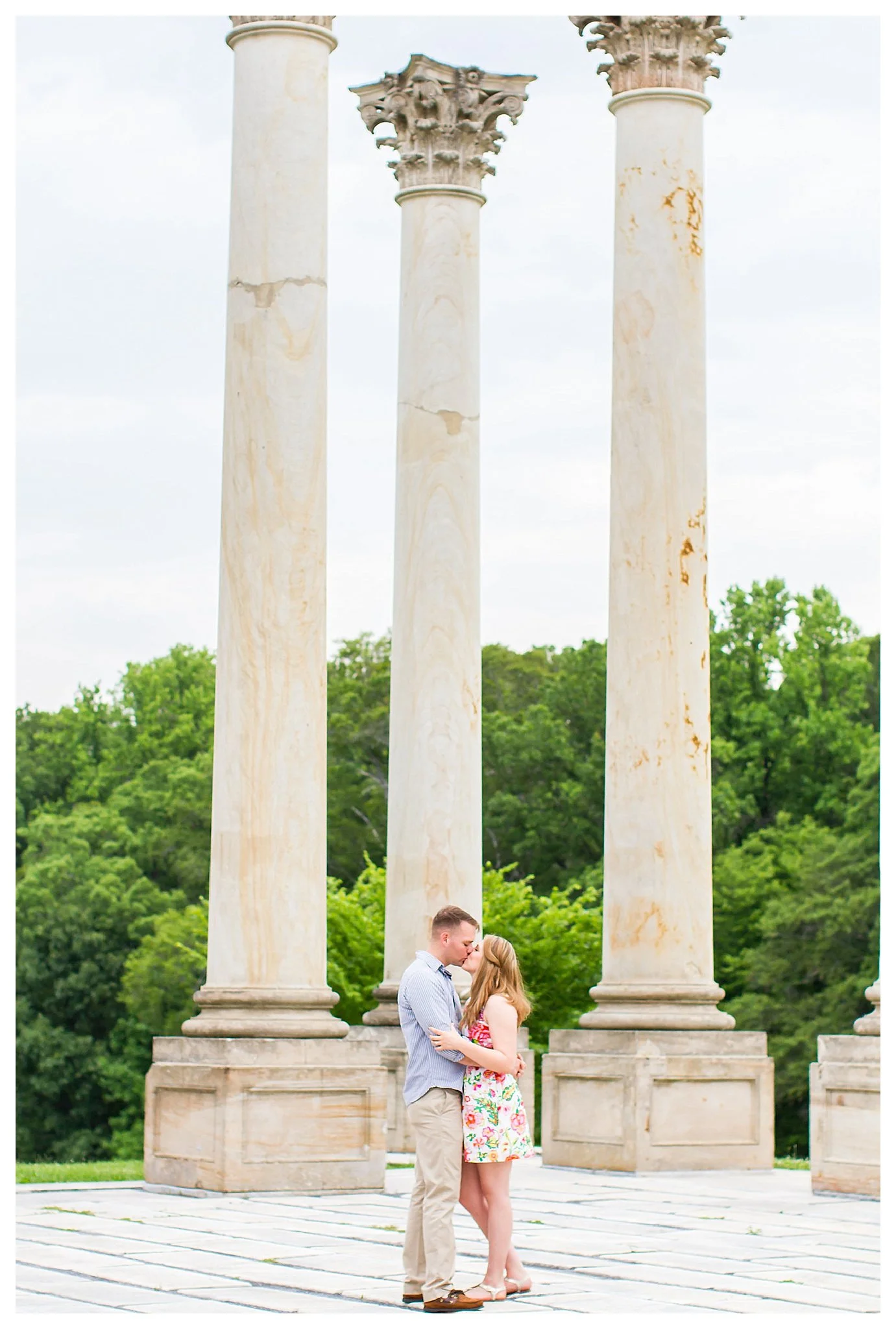 National Arboretum Engagement Photos | Andrea Rodway Photography