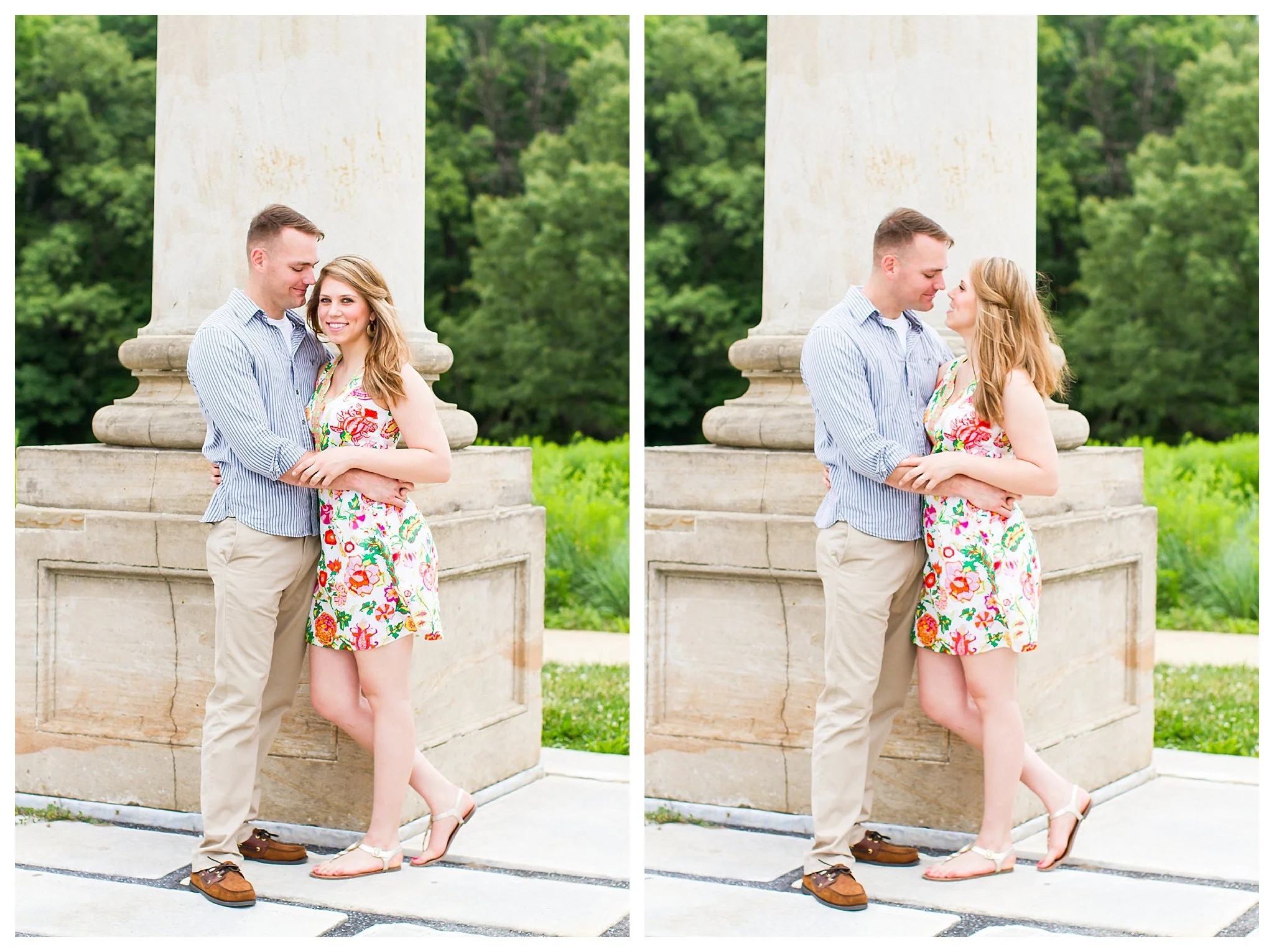National Arboretum Engagement Photos | Andrea Rodway Photography