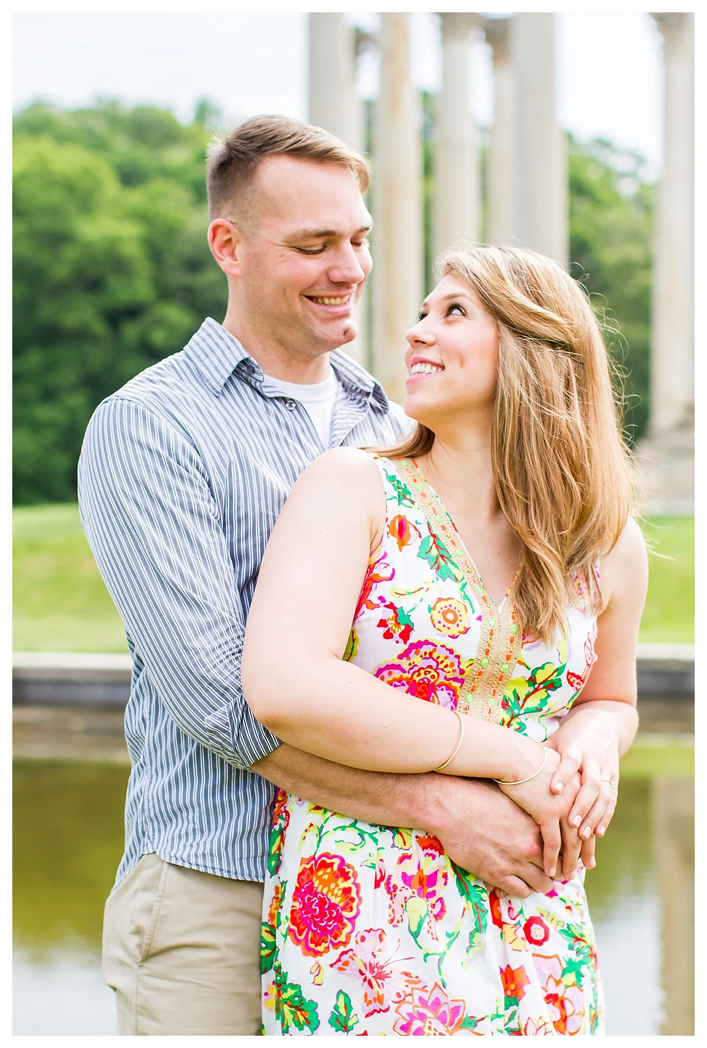 National Arboretum Engagement Photos | Andrea Rodway Photography