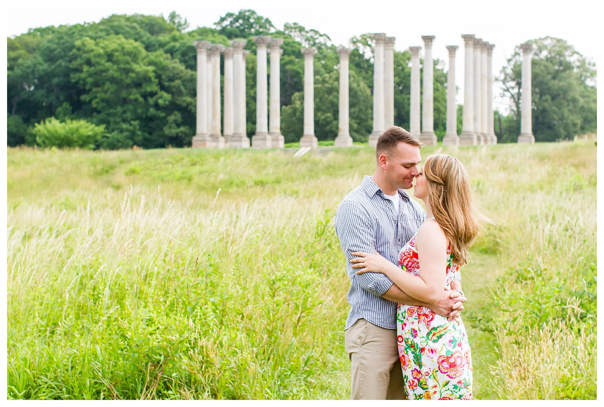 National Arboretum Engagement Photos | Andrea Rodway Photography