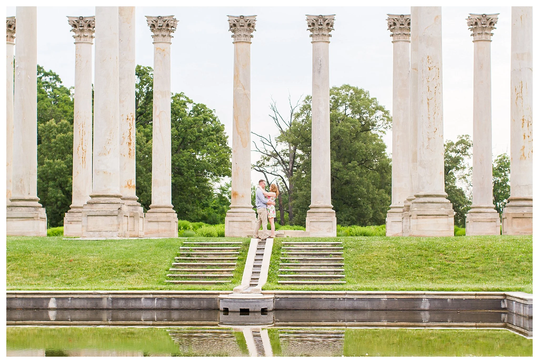 National Arboretum Engagement Photos | Andrea Rodway Photography