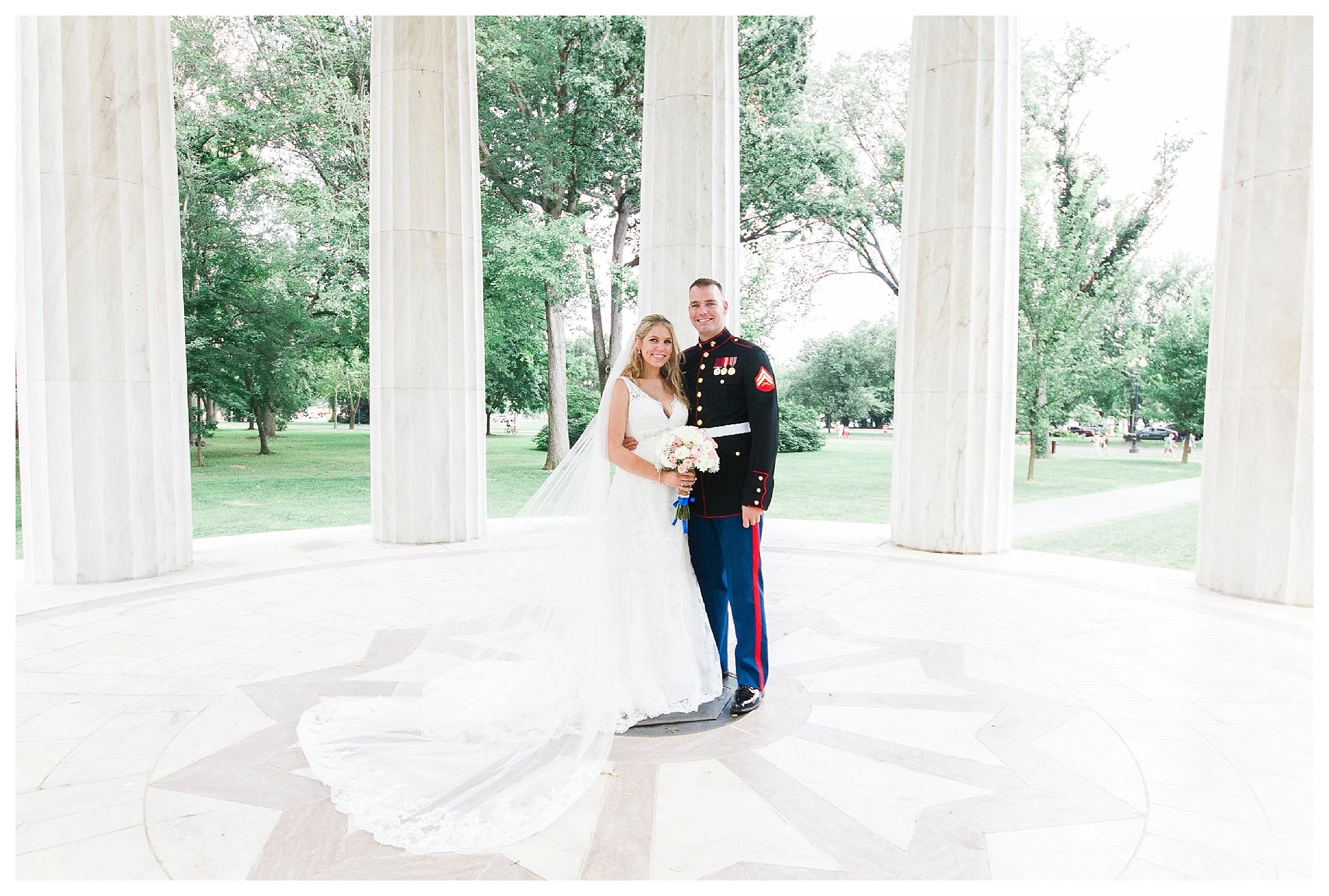 DC War Memorial Wedding | Andrea Rodway Photography