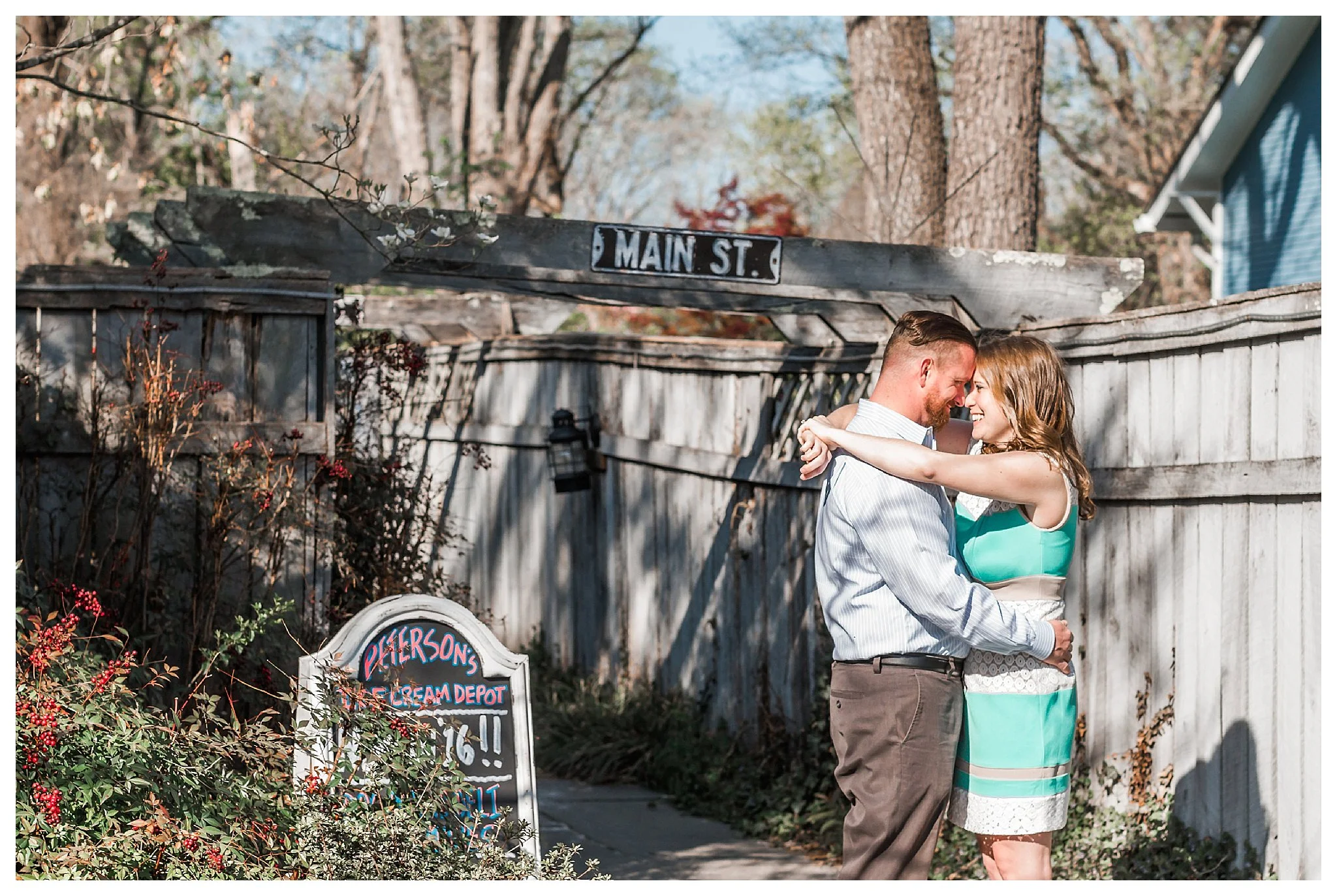 Cherry Blossom Clifton Virginia Engagement Photography Andrea Rodway Photography