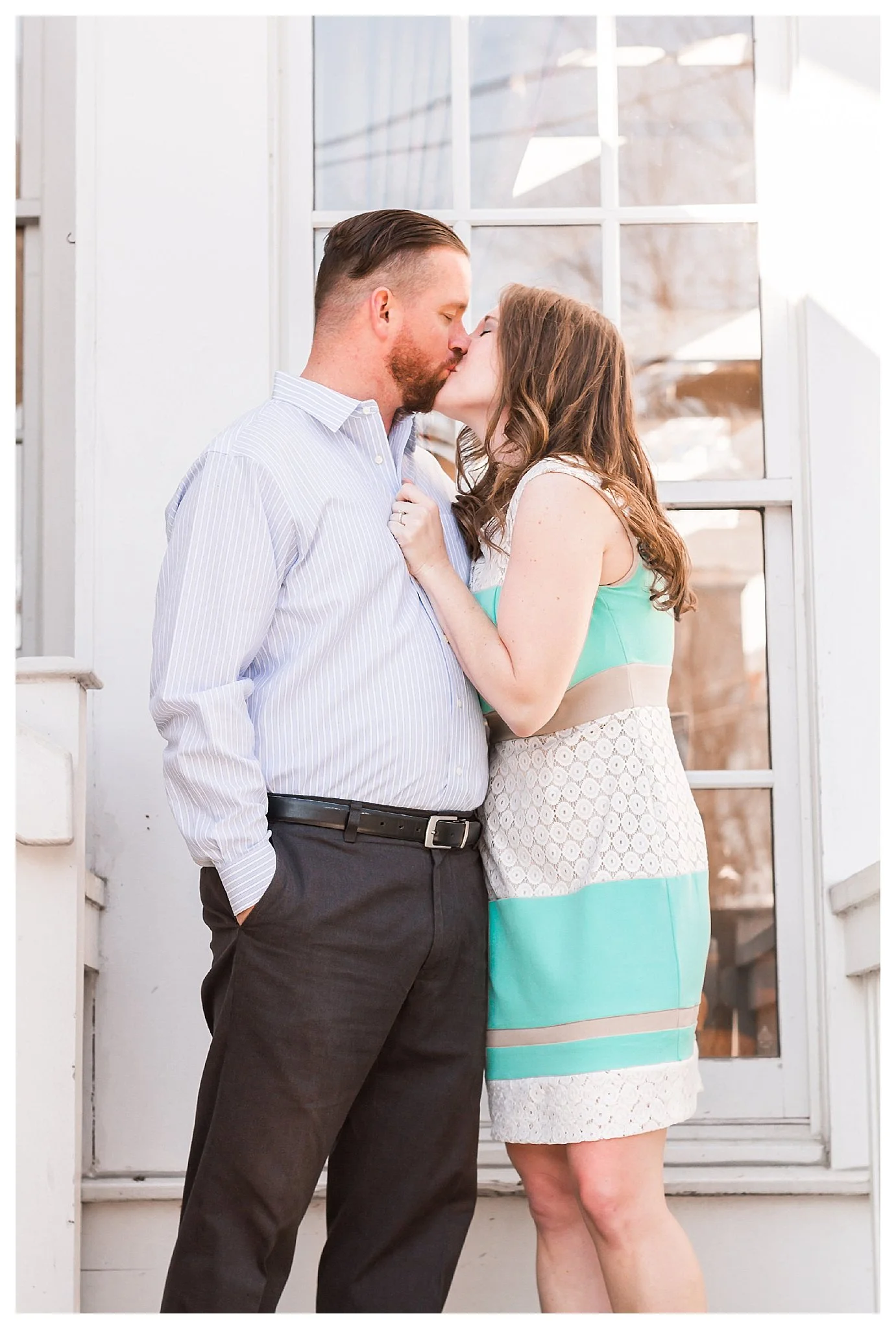 Cherry Blossom Clifton Virginia Engagement Photography Andrea Rodway Photography