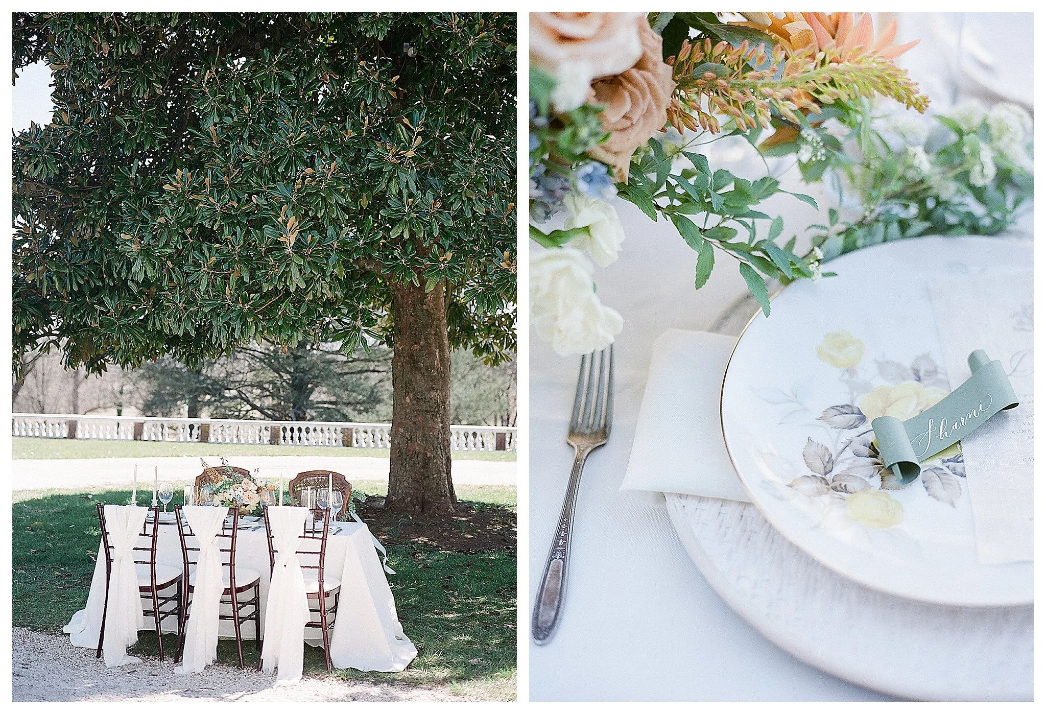 Spring Oatlands Historic House and Gardens Wedding | Andrea Rodw