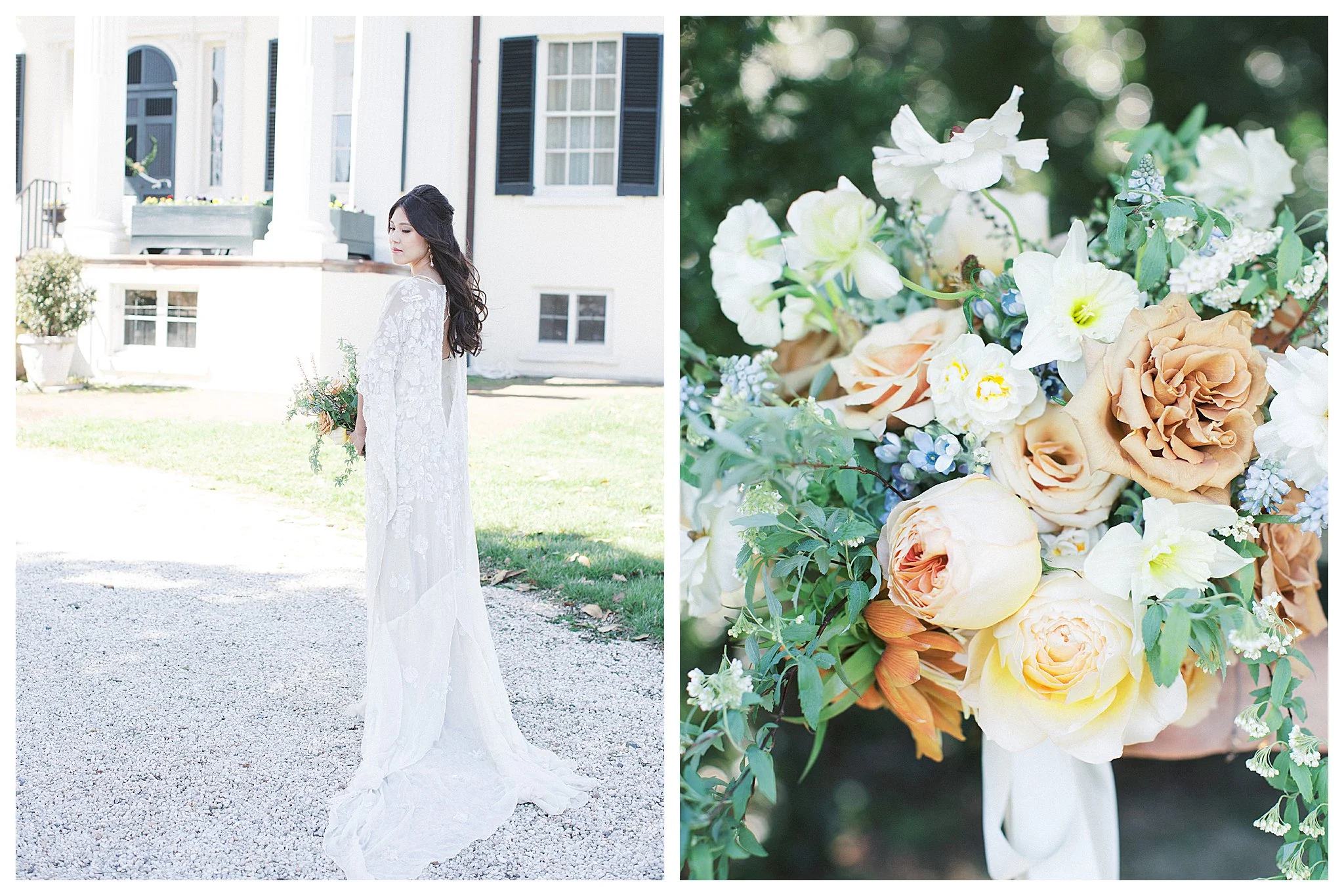 Spring Oatlands Historic House and Gardens Wedding | Andrea Rodw