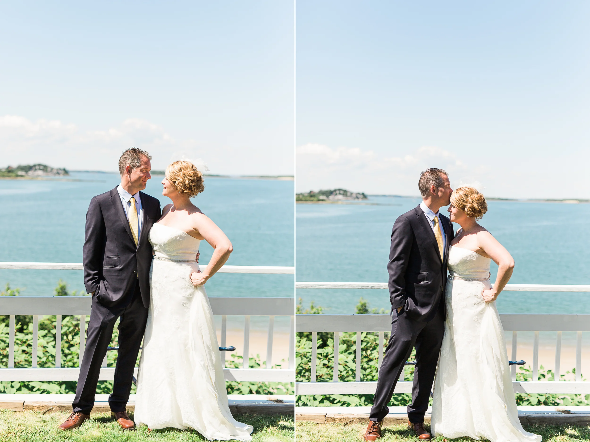 Oceanfront Duxbury Maritime School Wedding