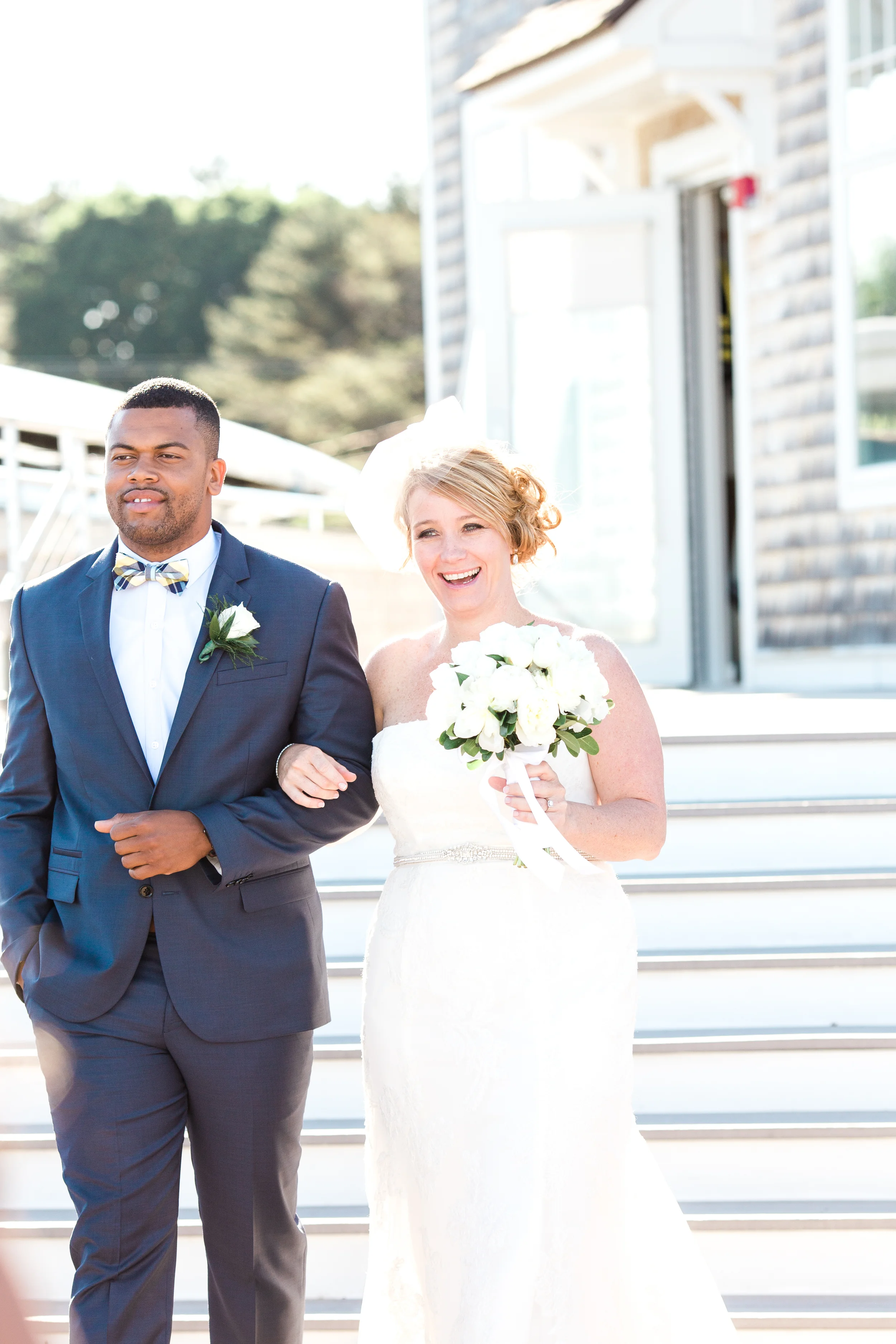 Oceanfront Duxbury Maritime School Wedding