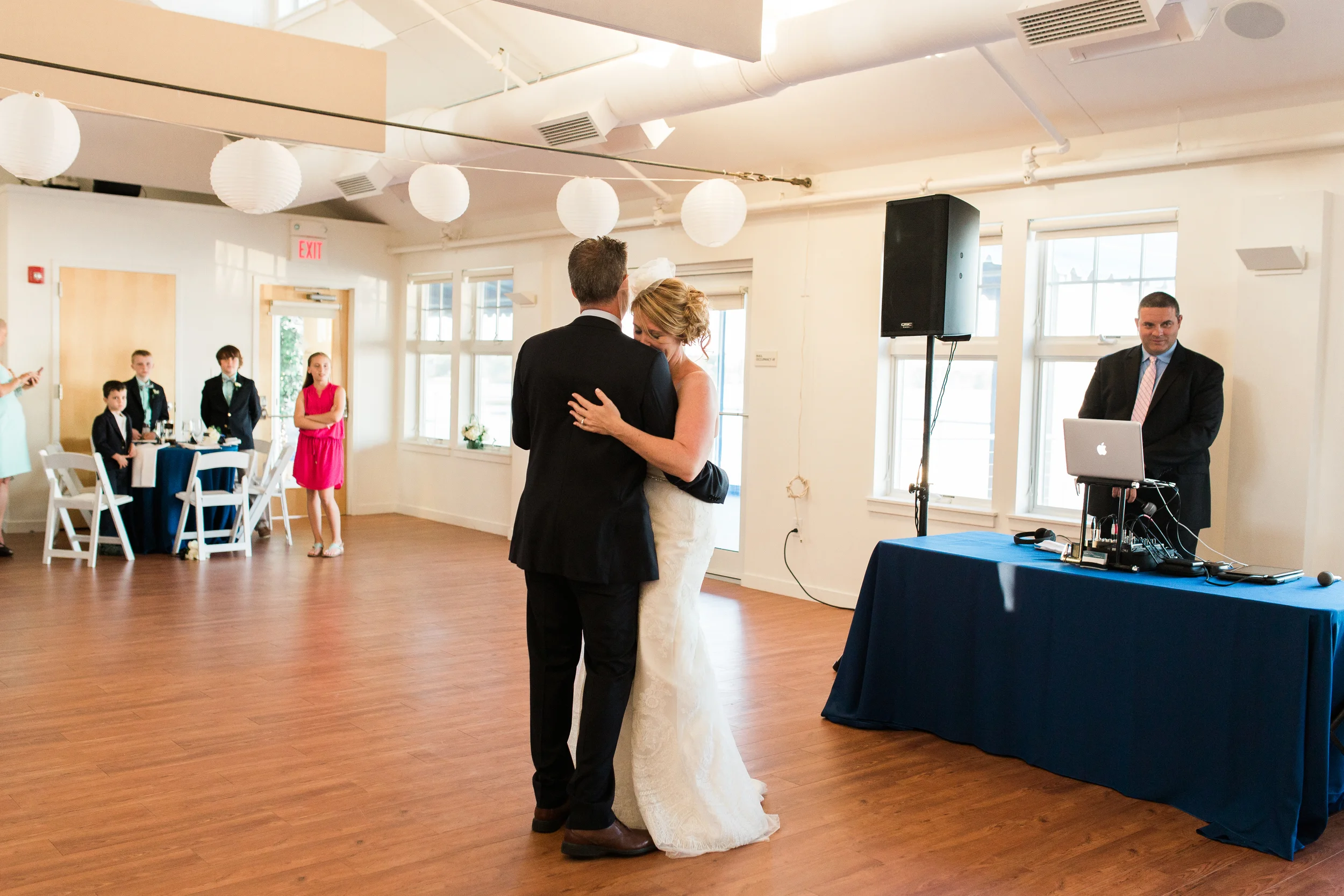 Oceanfront Duxbury Maritime School Wedding