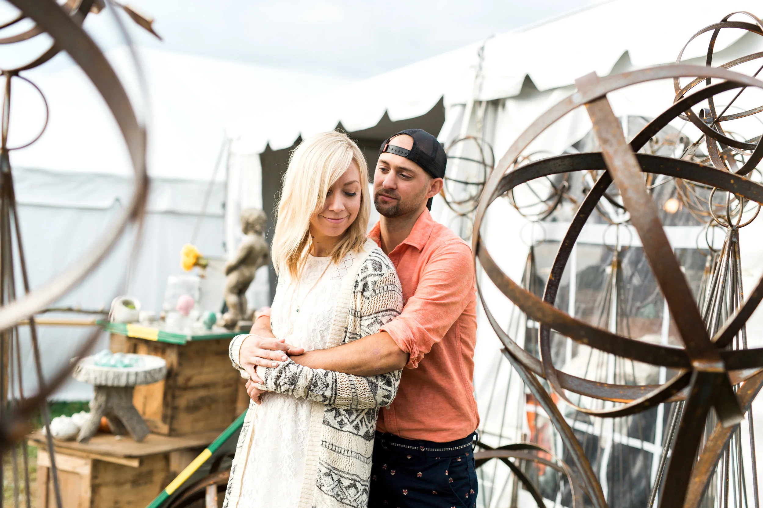 Brimfield Antique Show Engagement Session | Boston Engagement Photographer