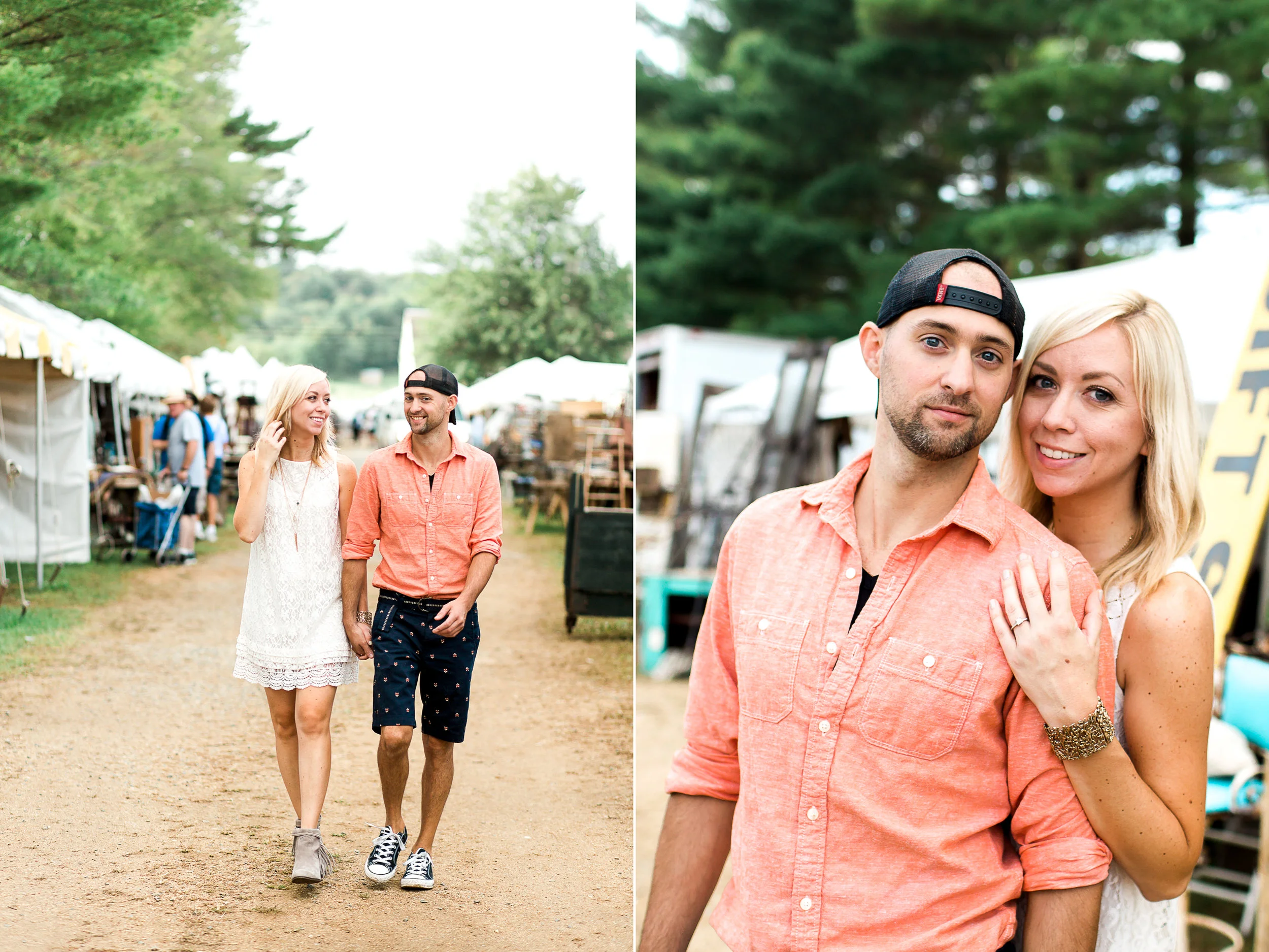 Brimfield Antique Show Engagement Session | Boston Engagement Photographer