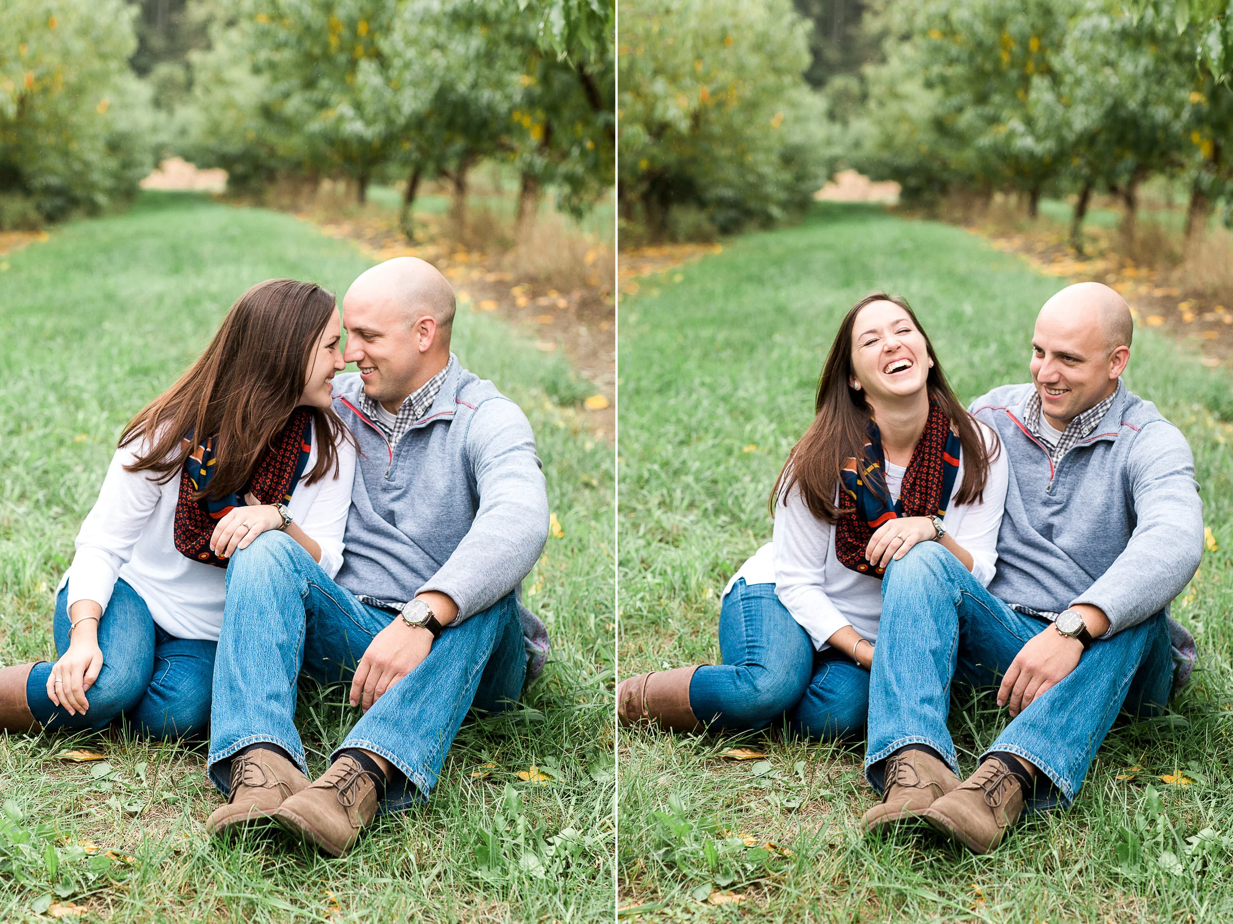 Ward's Berry Farm Fall Engagement Session | Boston Engagement Photographer