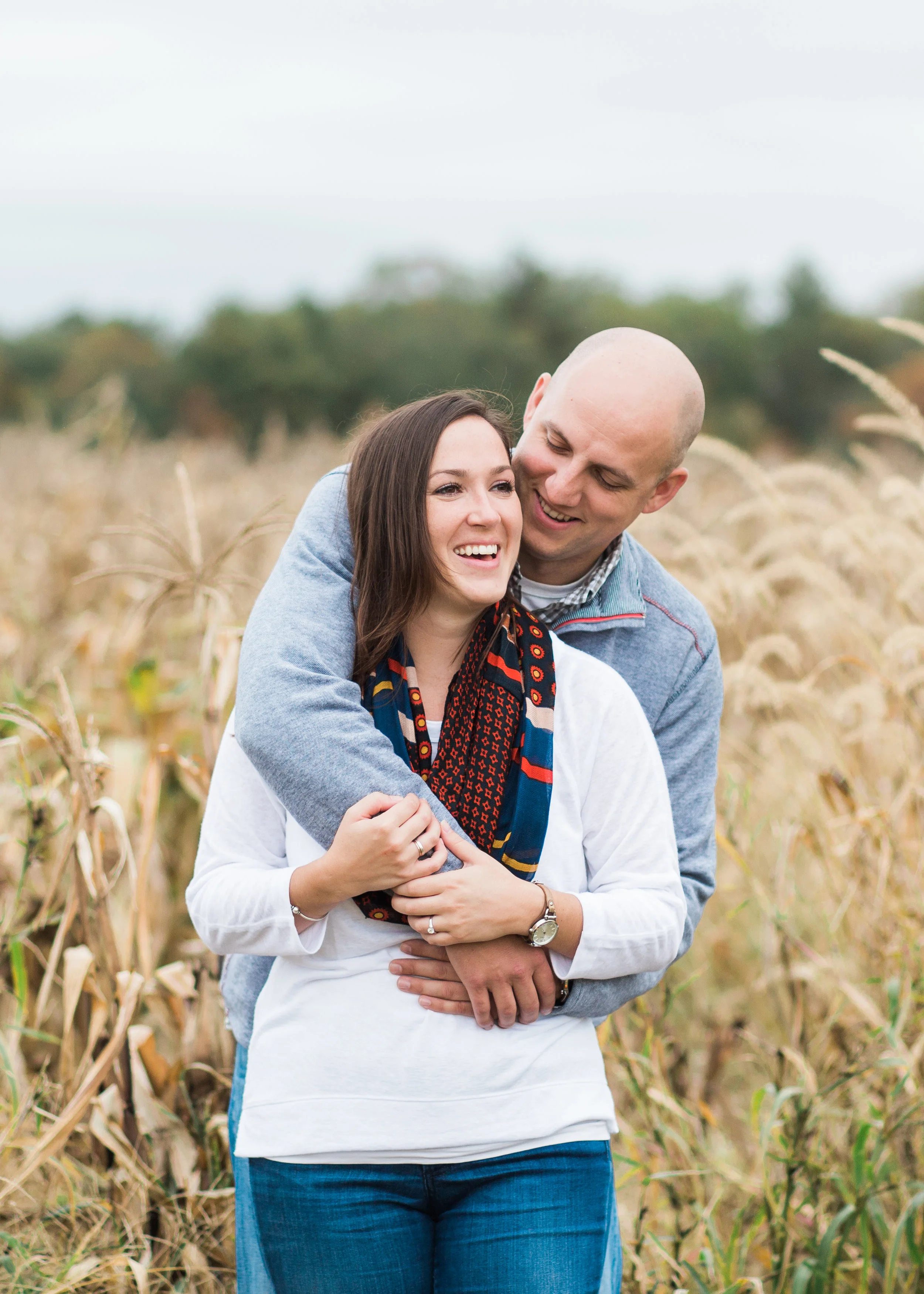 Ward's Berry Farm Fall Engagement Session | Boston Engagement Photographer