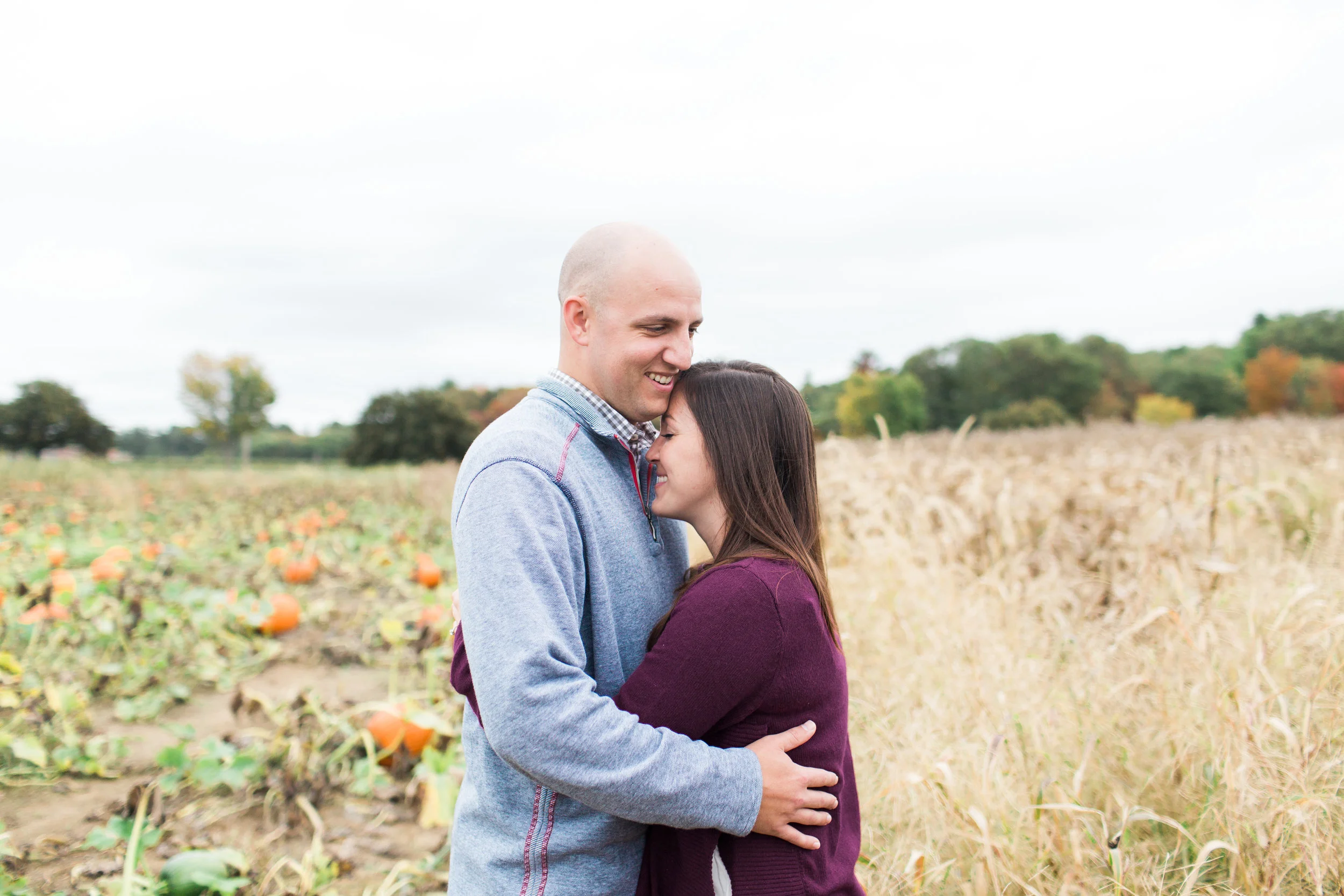 Ward's Berry Farm Fall Engagement Session | Boston Engagement Photographer