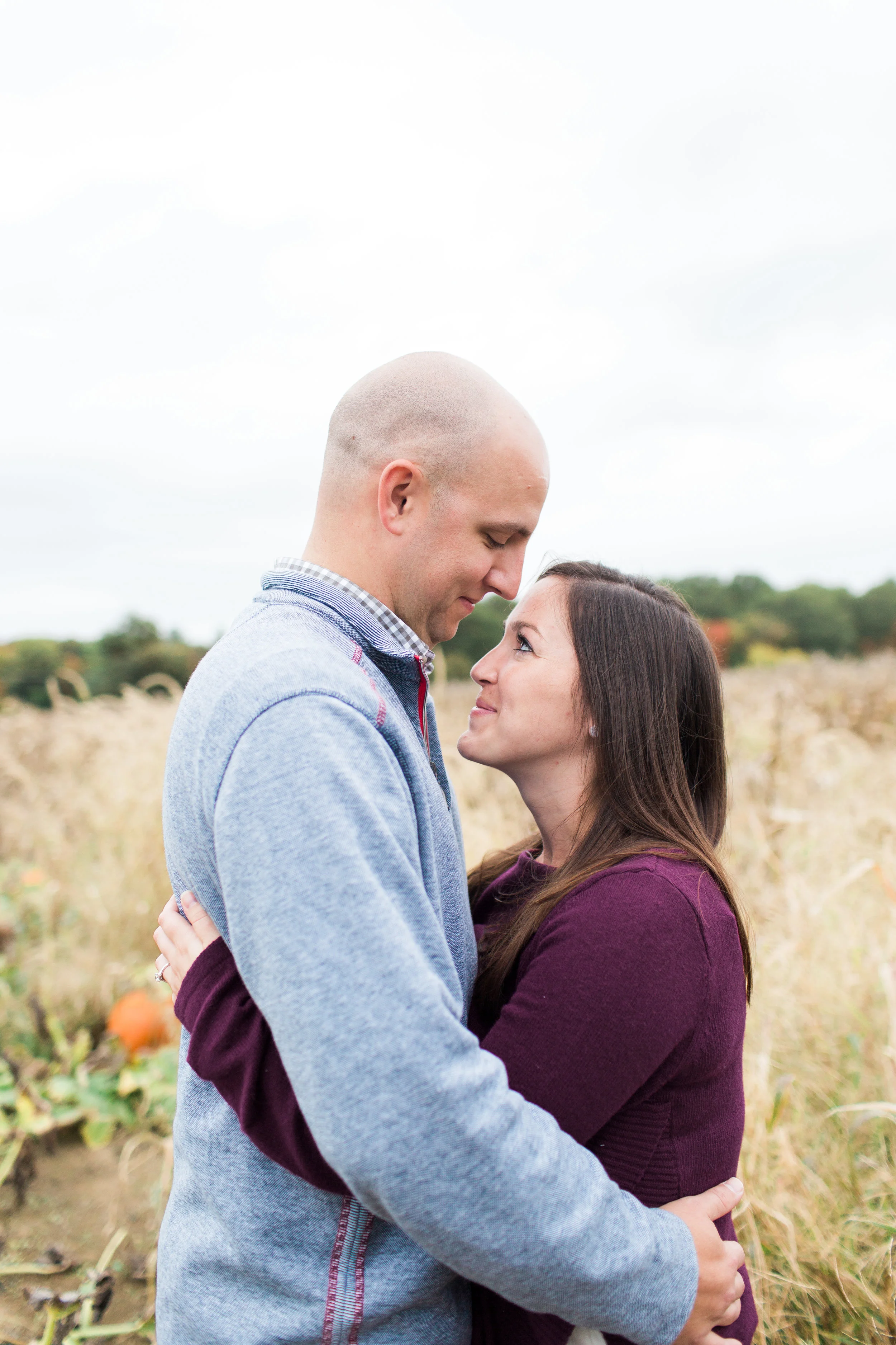 Ward's Berry Farm Fall Engagement Session | Boston Engagement Photographer