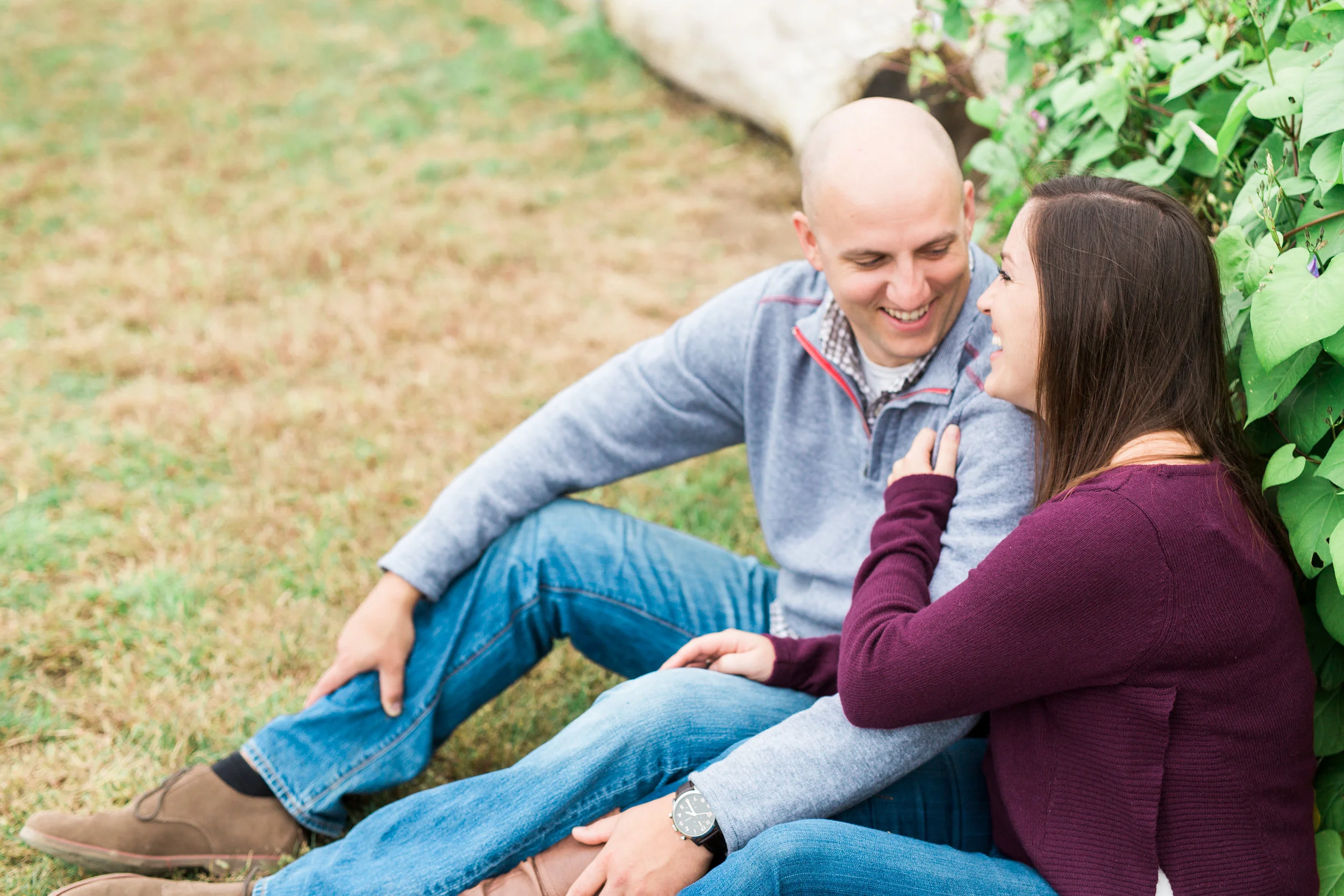 Ward's Berry Farm Fall Engagement Session | Boston Engagement Photographer