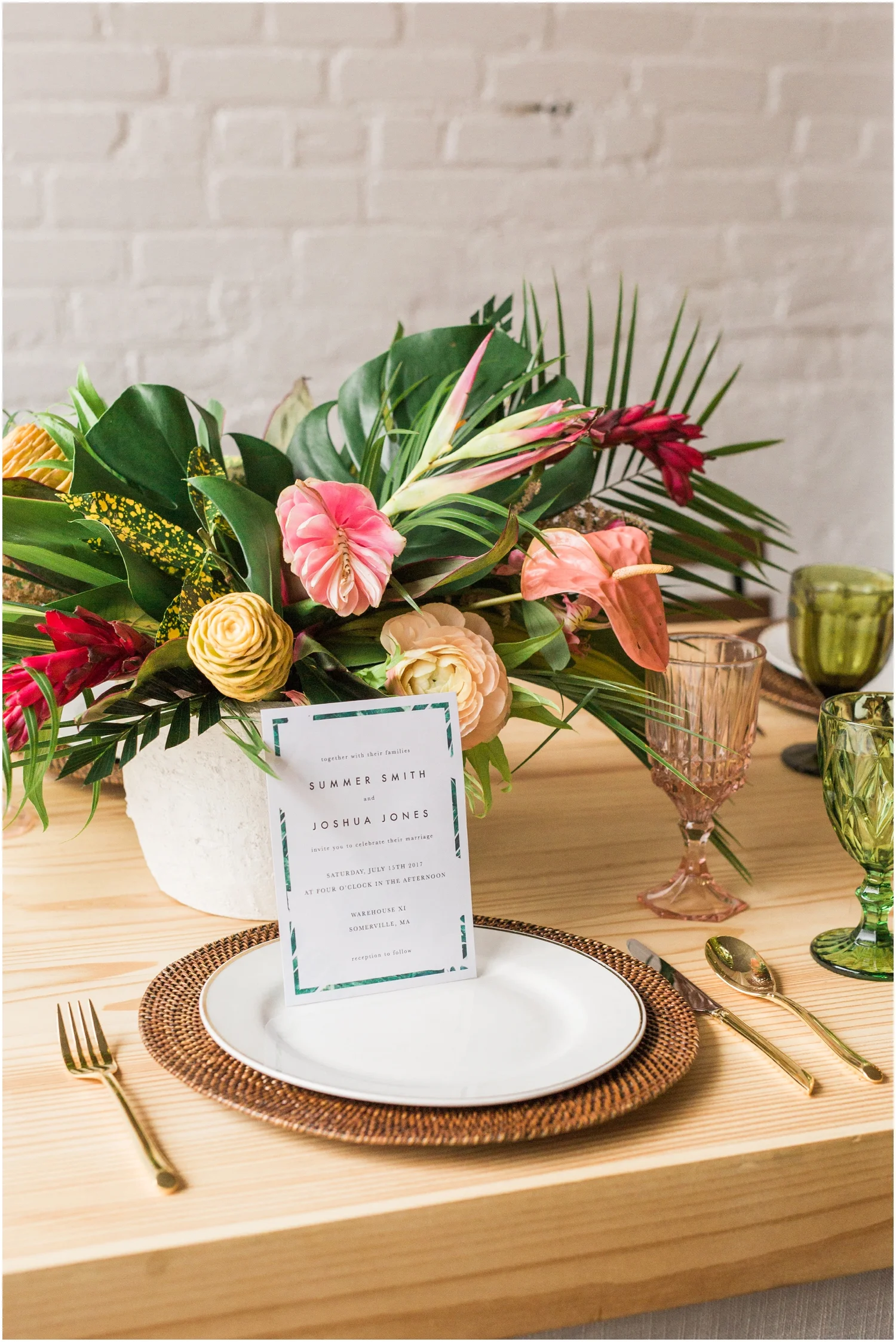 Vibrant Tropical Wedding Inspiration