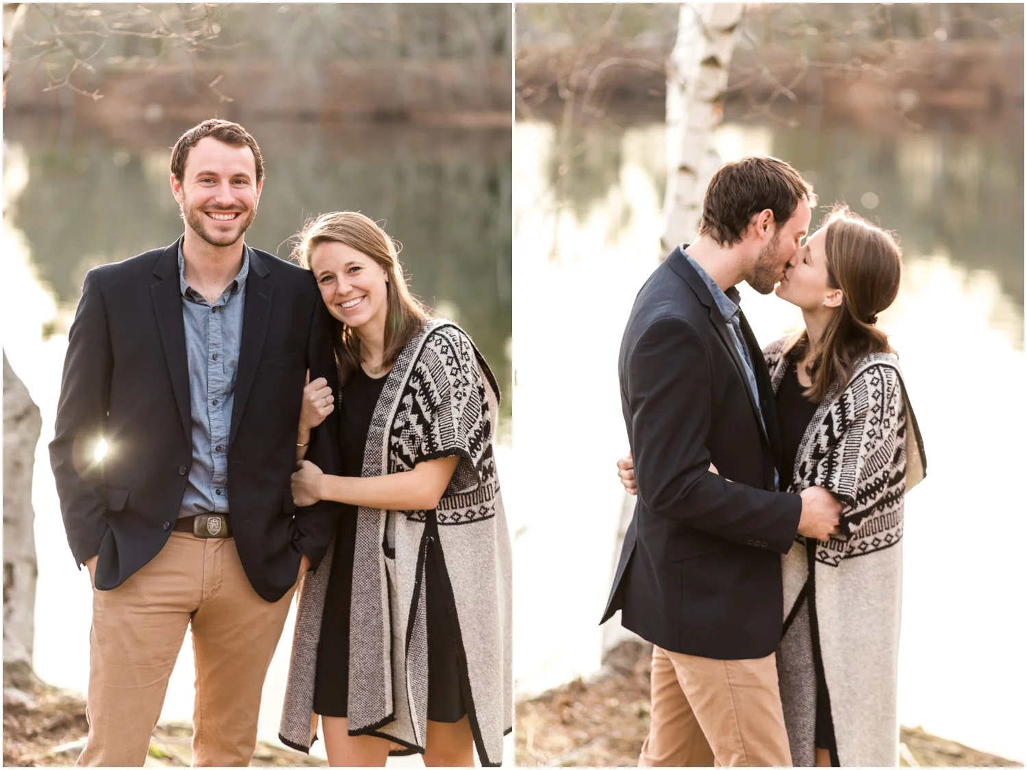 Spring Lakeside Couples Session