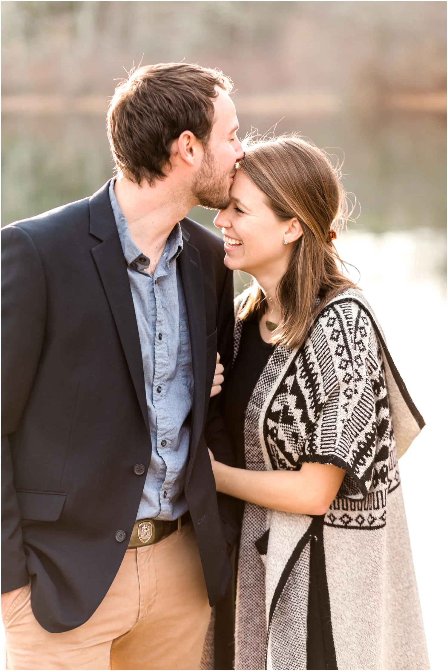 Spring Lakeside Couples Session