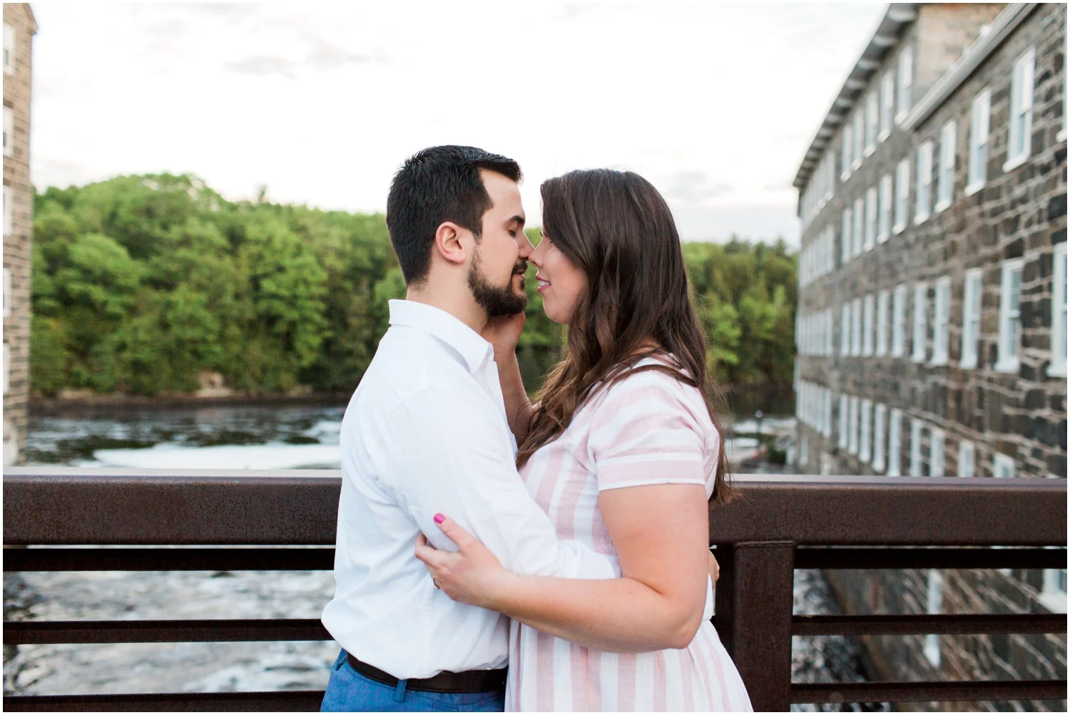Downtown Newmarket Mills Engagement Session + Boston Engagement Photographer