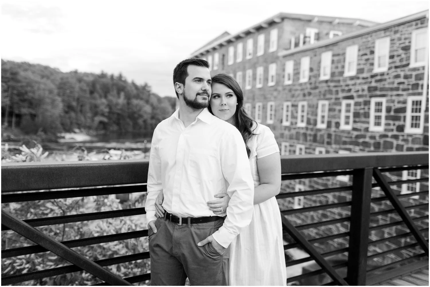 Downtown Newmarket Mills Engagement Session + Boston Engagement Photographer