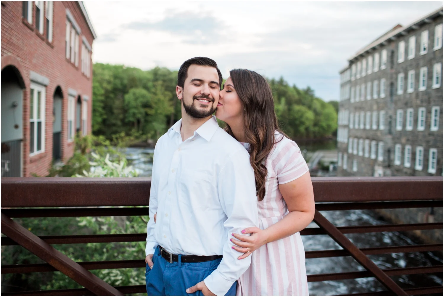Downtown Newmarket Mills Engagement Session + Boston Engagement Photographer