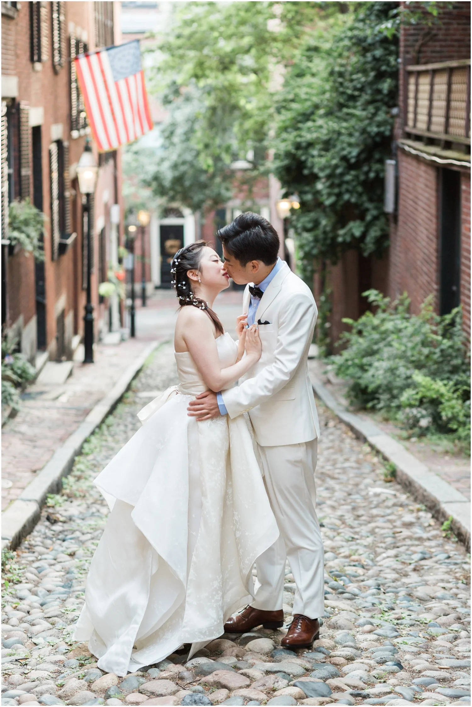 Acorn Street Engagement Session // Boston Engagement Photographer
