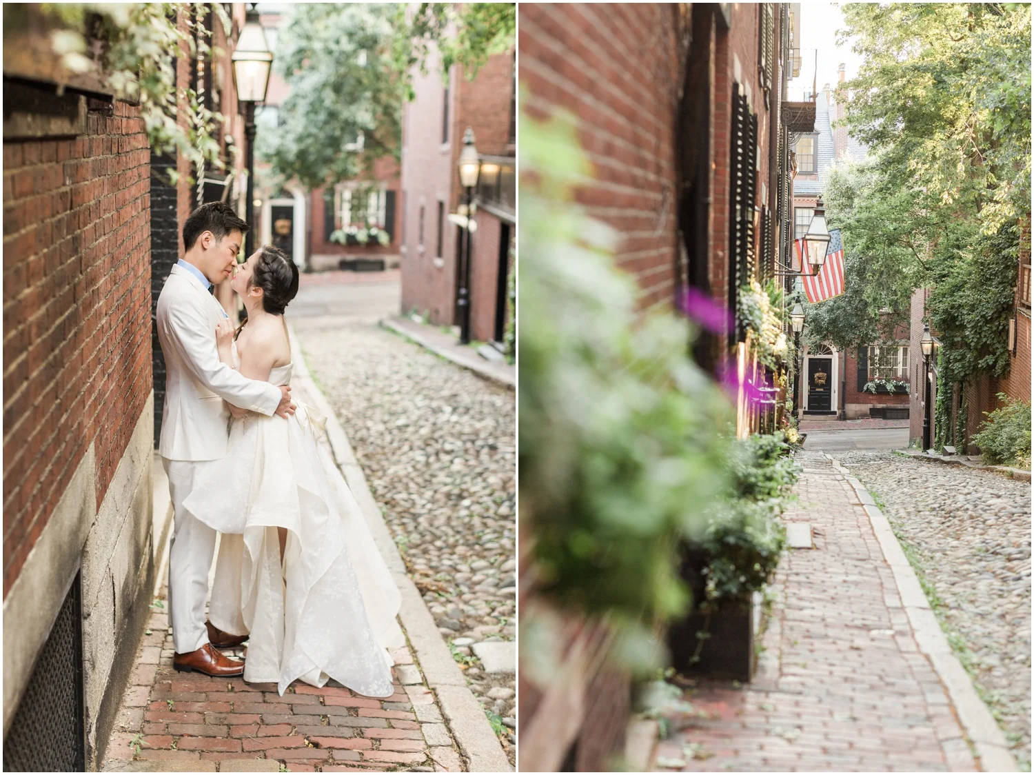 Acorn Street Engagement Session // Boston Engagement Photographer