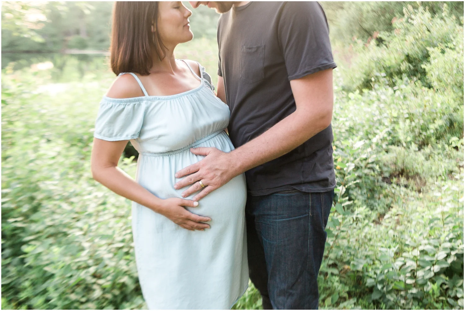 Lakeside Maternity Session + Boston Maternity Photographer