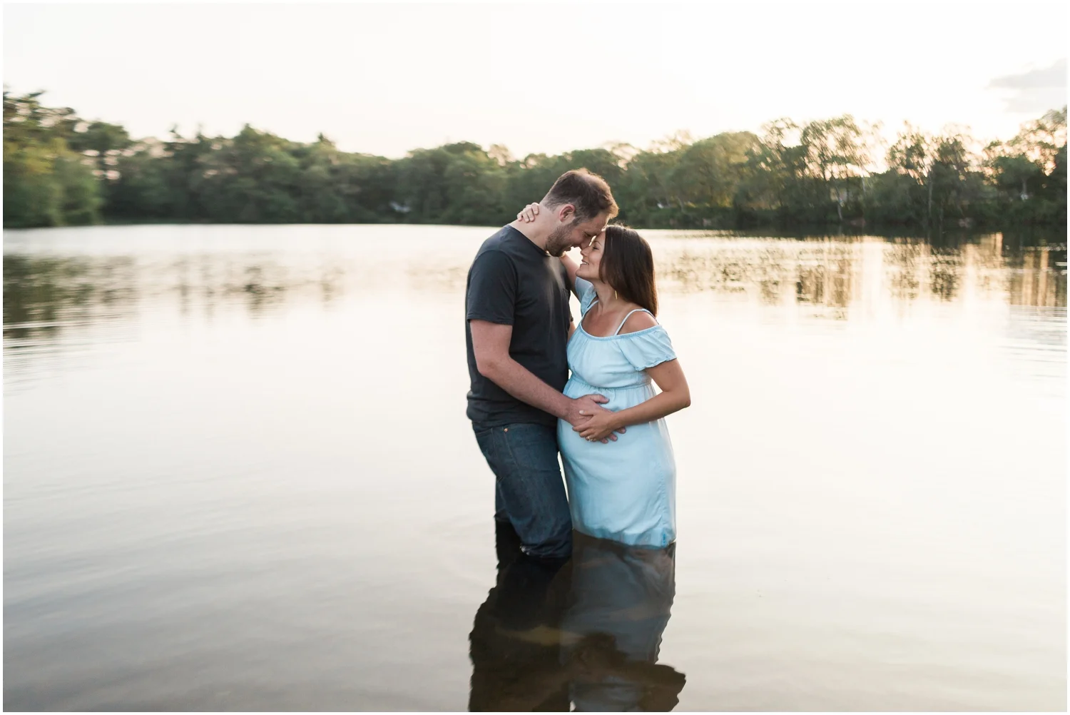 Lakeside Maternity Session + Boston Maternity Photographer