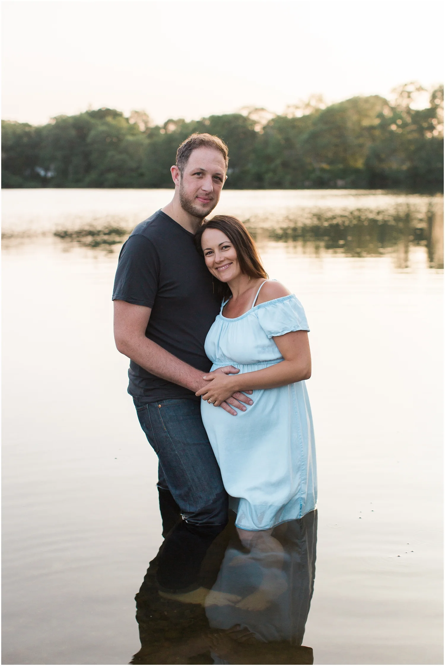 Lakeside Maternity Session + Boston Maternity Photographer