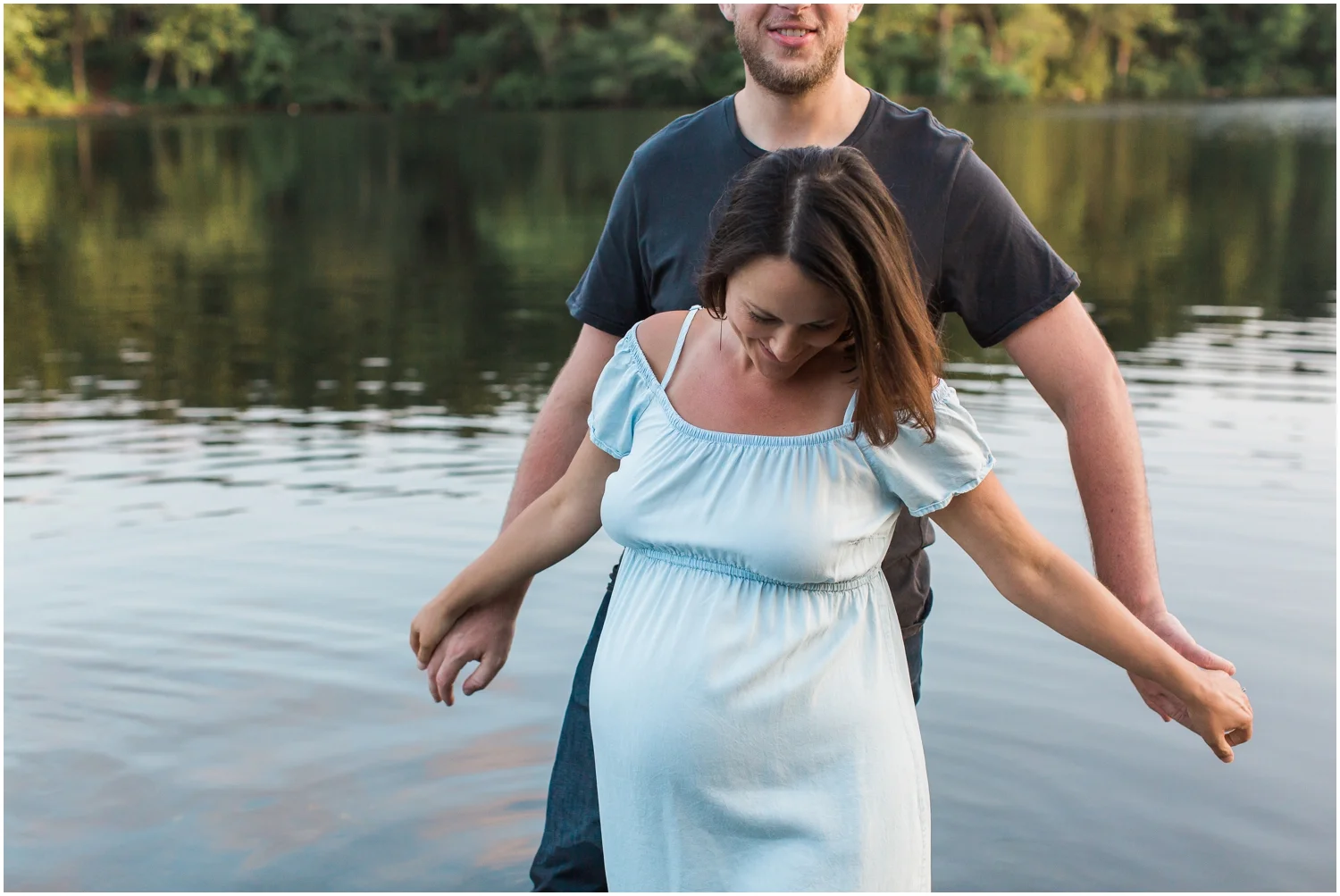 Lakeside Maternity Session + Boston Maternity Photographer