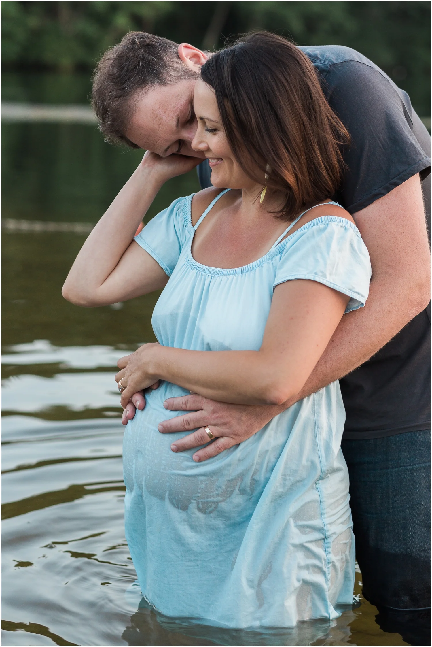 Lakeside Maternity Session + Boston Maternity Photographer