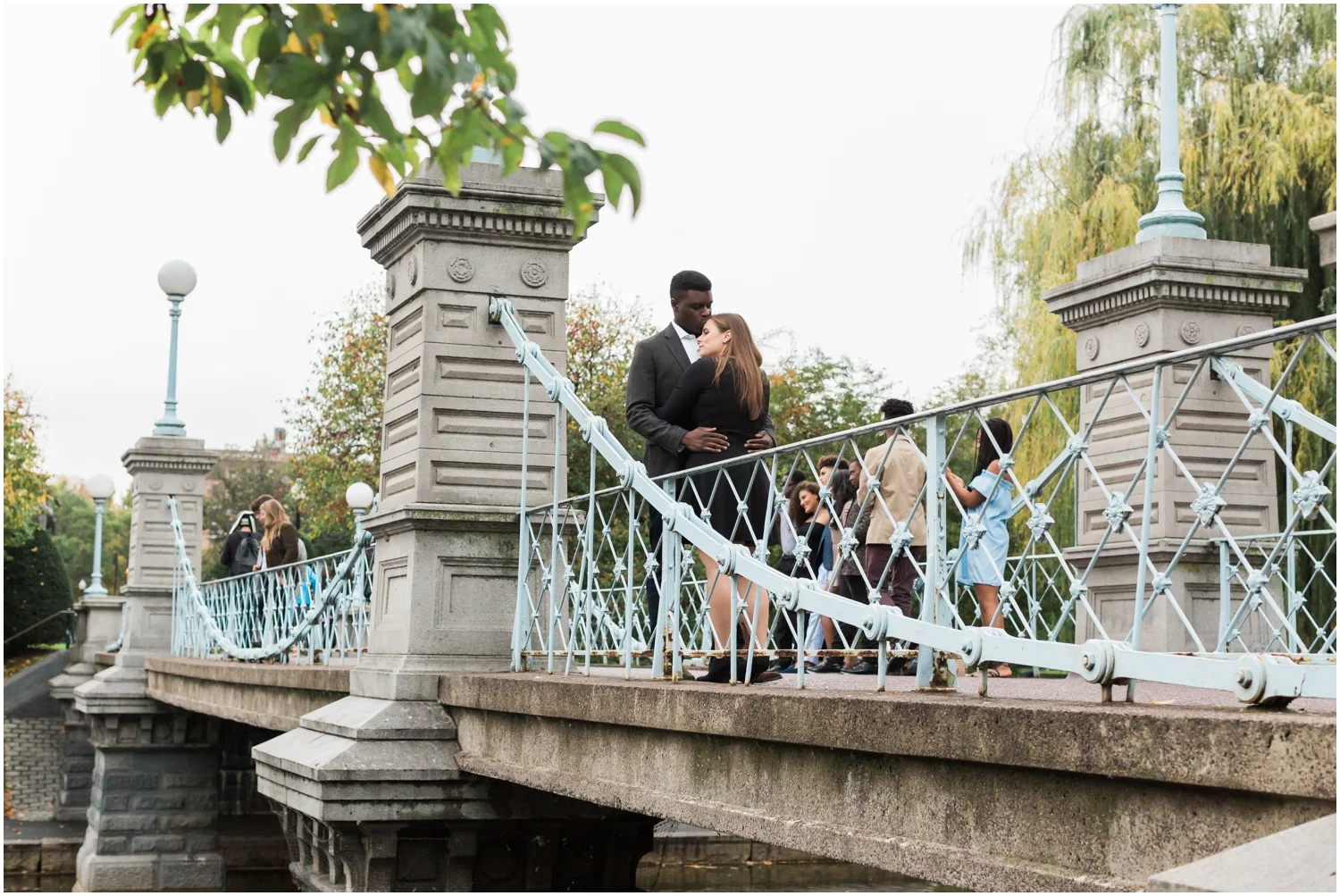 Boston Public Gardens Engagement Session // Boston Engagement Photographer
