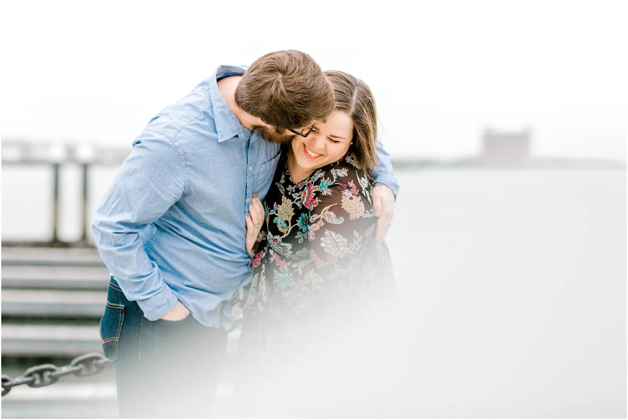 Boston Harbor Couples Session