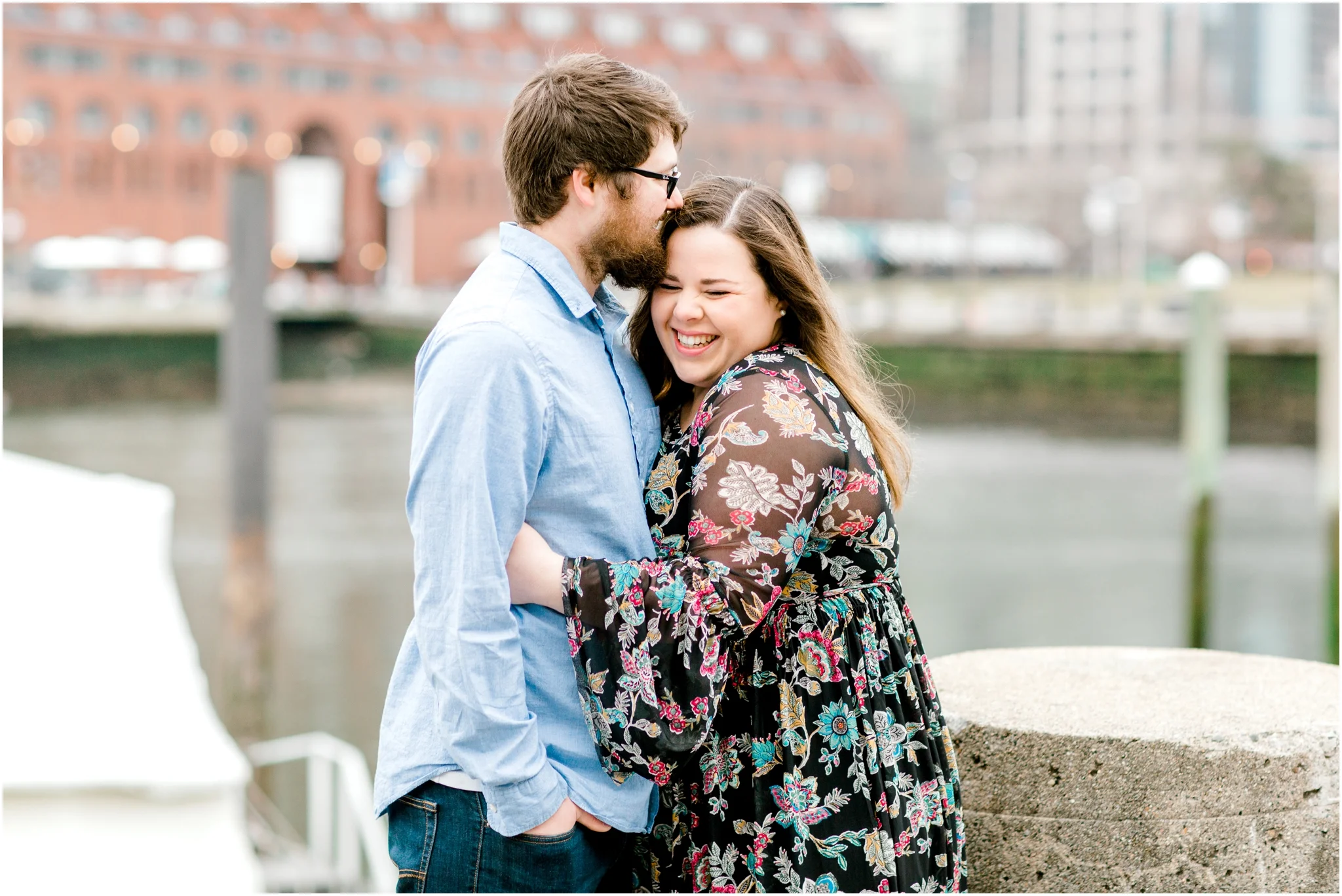 Boston Harbor Couples Session
