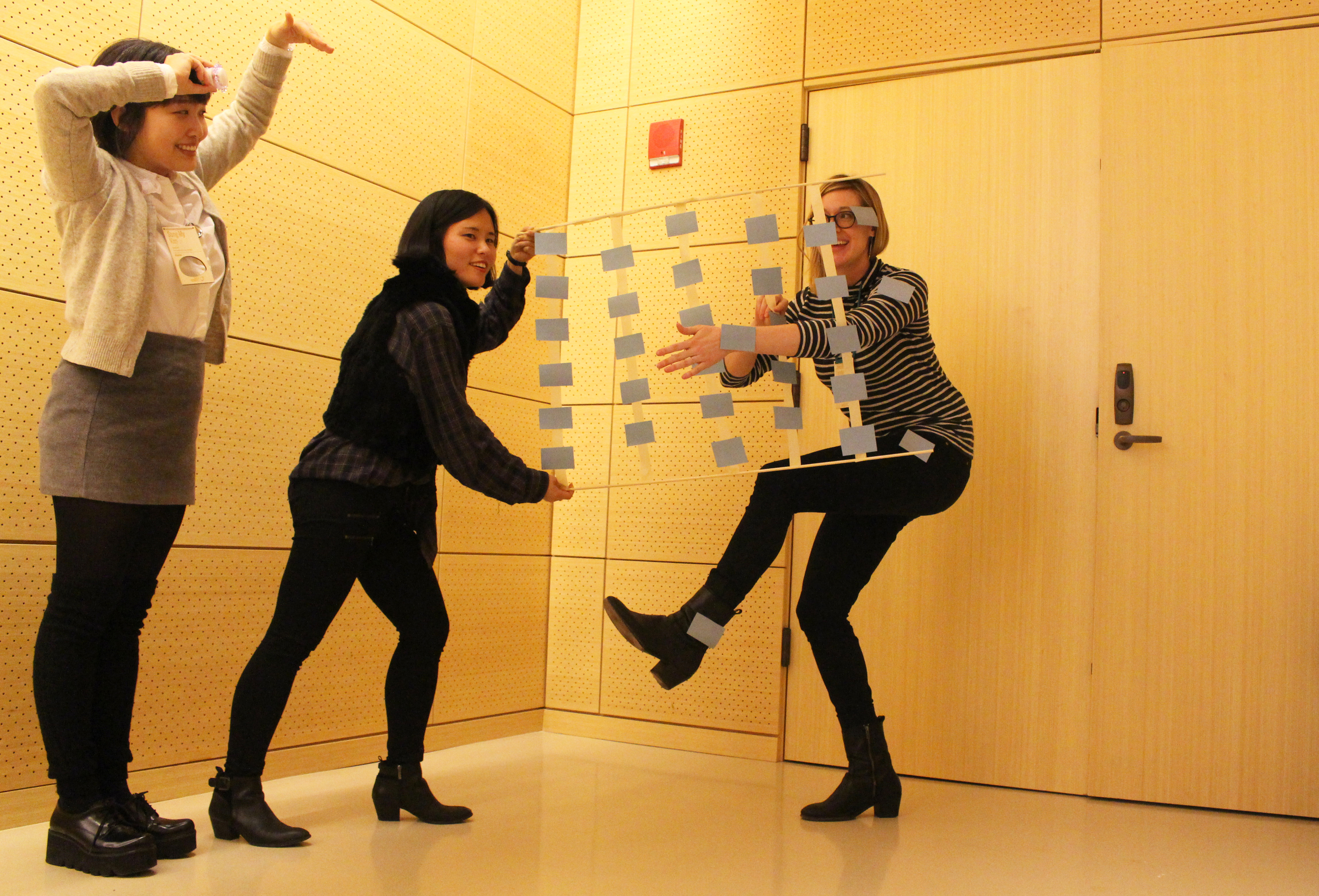 Fig.3: designers create a representation of where they feel 'stuck' in the system - a designer tries to cross the challenges of everyday reality while remaining imaginative