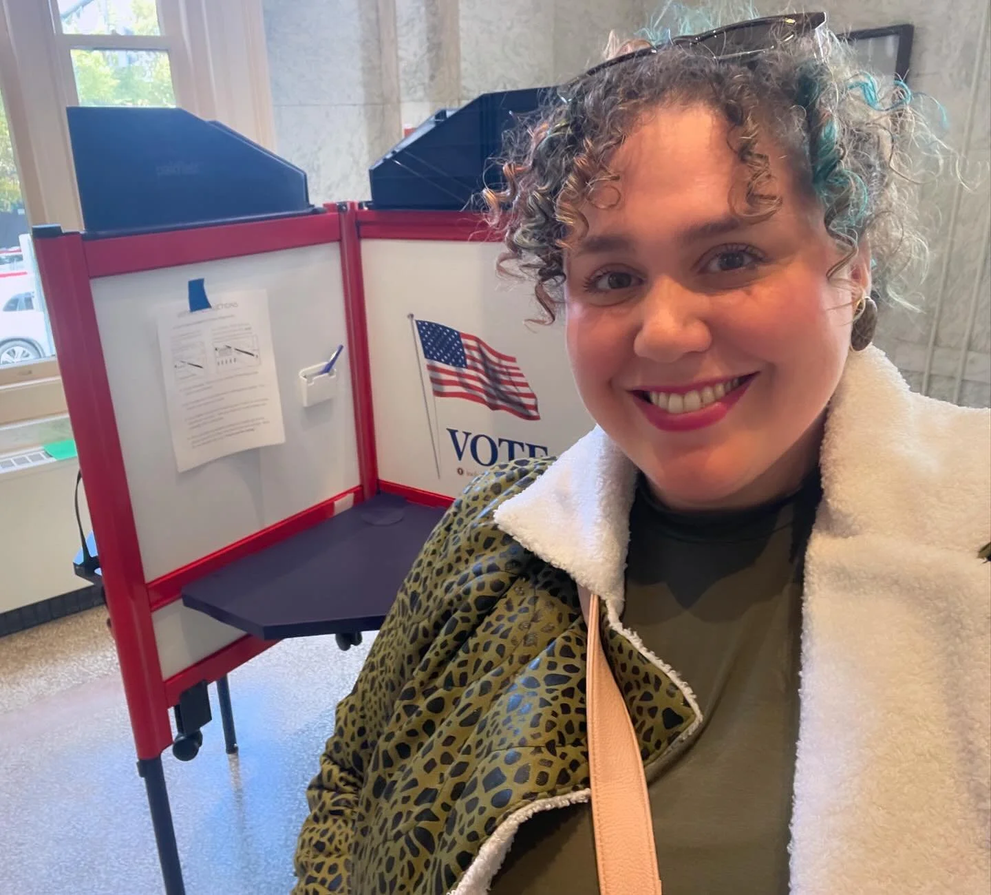 Did the thing today! 

New Yorkers - DO NOT FORGET to turn your ballot over and vote YES on Prop 1 to protect our reproductive rights (and more)! 

Have you voted yet? Do you have a plan? Can I assist you in making a plan or getting you to your votin