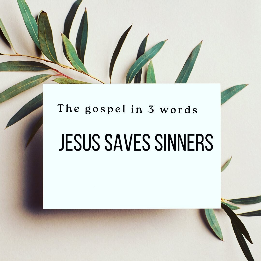 What is Christmas really all about? What is the good news of Jesus Christ to a hurting world? In three simple words: Jesus Saves Sinners. #john316 #goodnews #bestnewsever