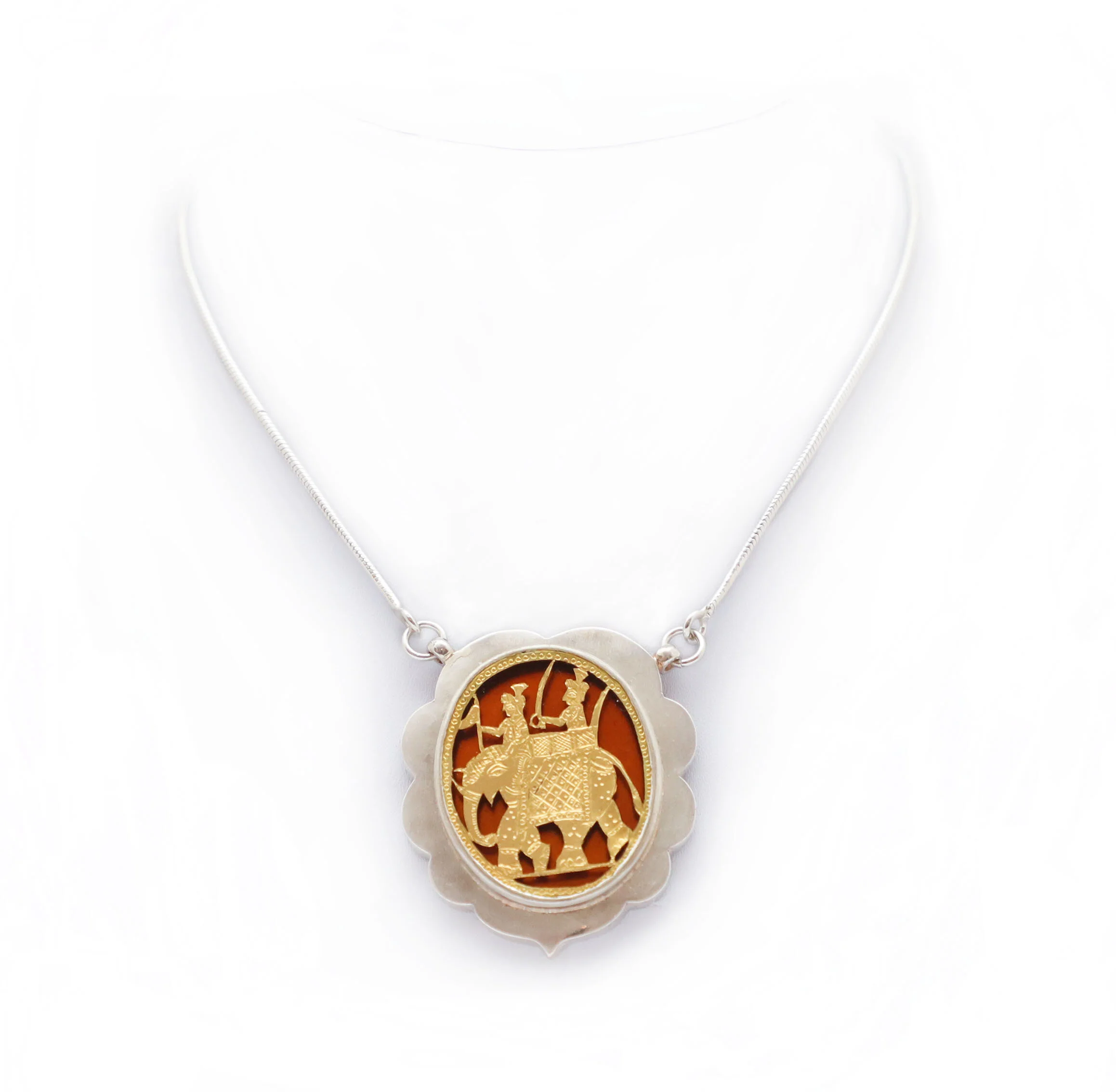 Elephant Procession Necklace