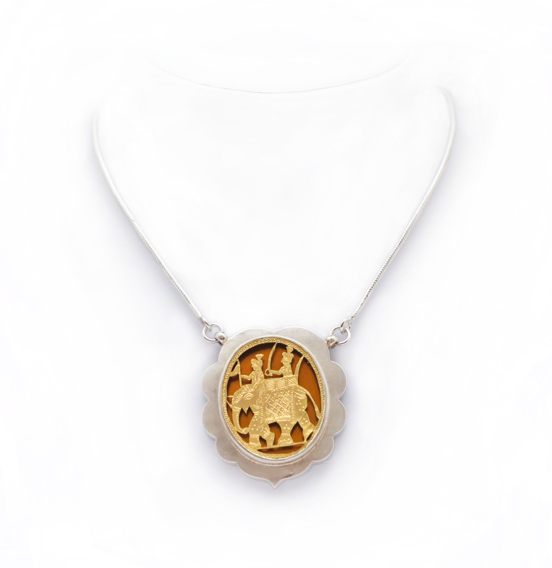 Elephant Procession Necklace