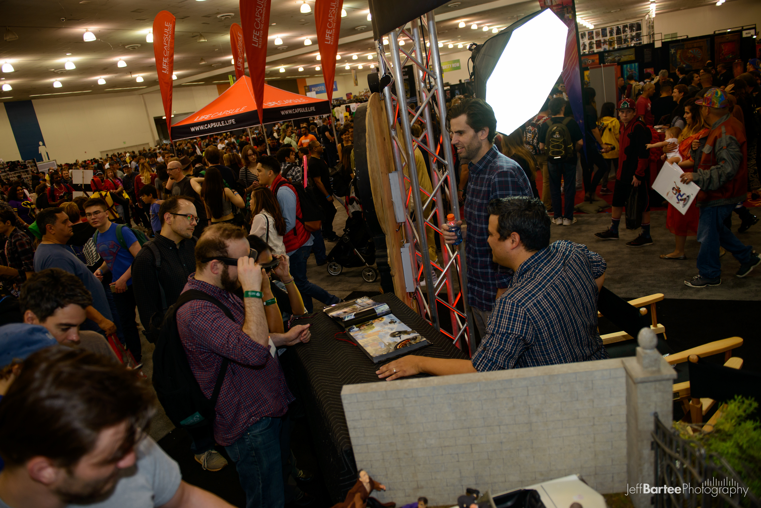 The show was PACKED! Even though it was a first year show, it sold out the convention center!