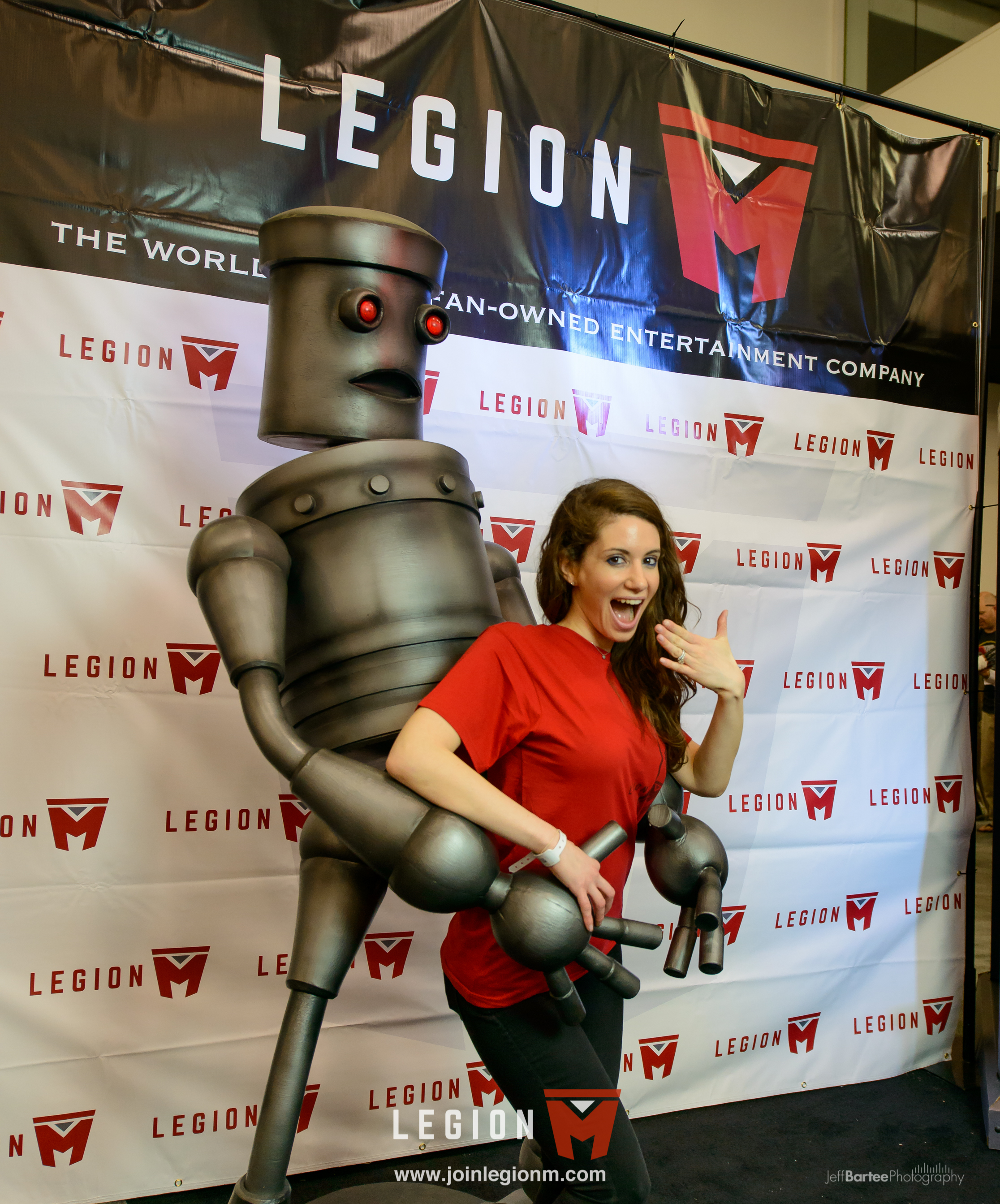 The second most common question was: "Can I take a picture with the humping robot?"