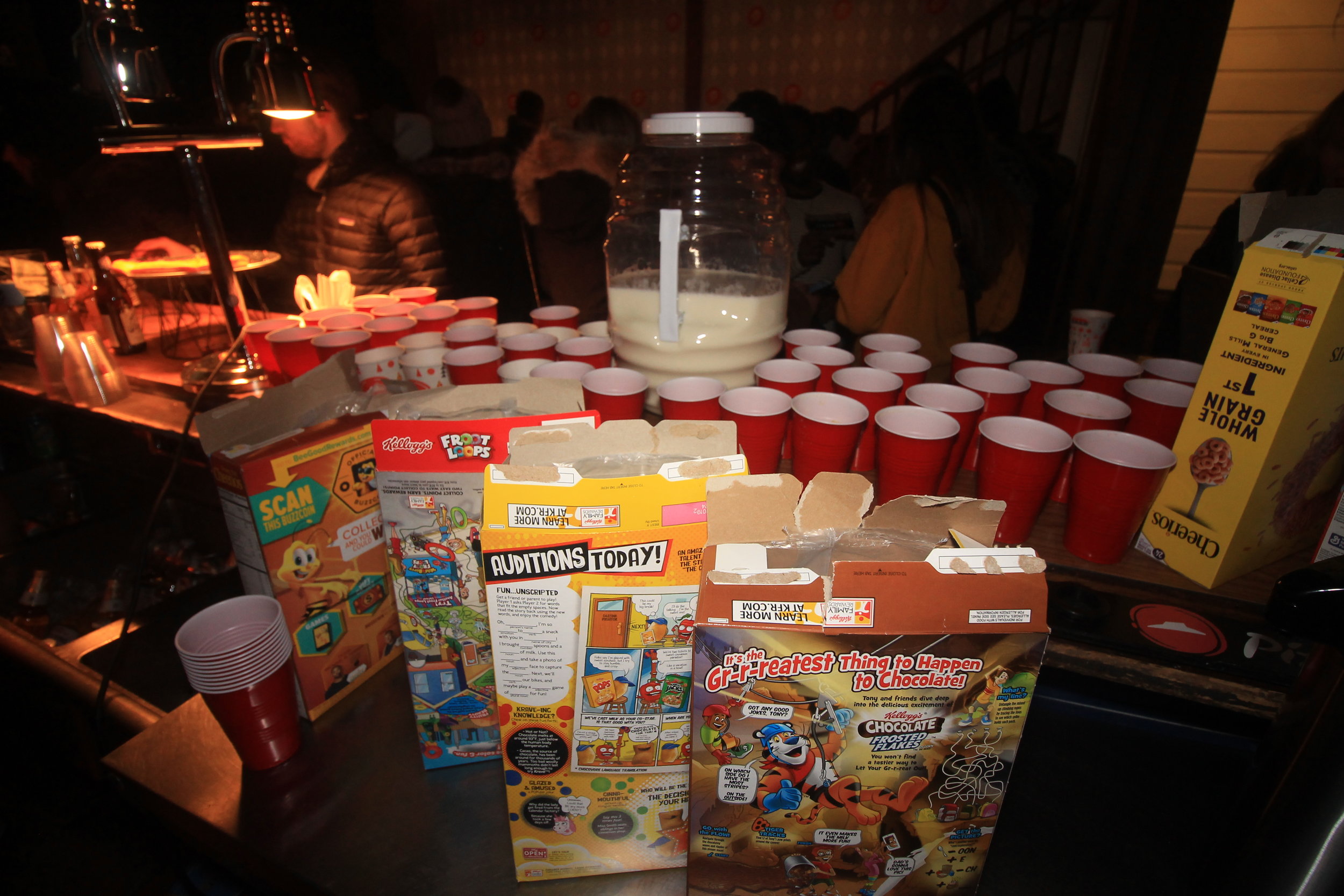 We murdered our favorite cereals with our Cereal Killer party… best idea we’ve ever had! 