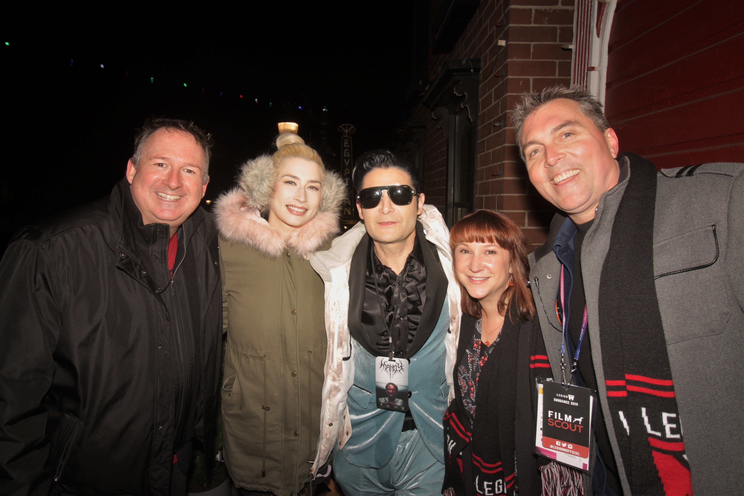  Corey Feldman swinging through the Legion M lounge to chat with the team. 