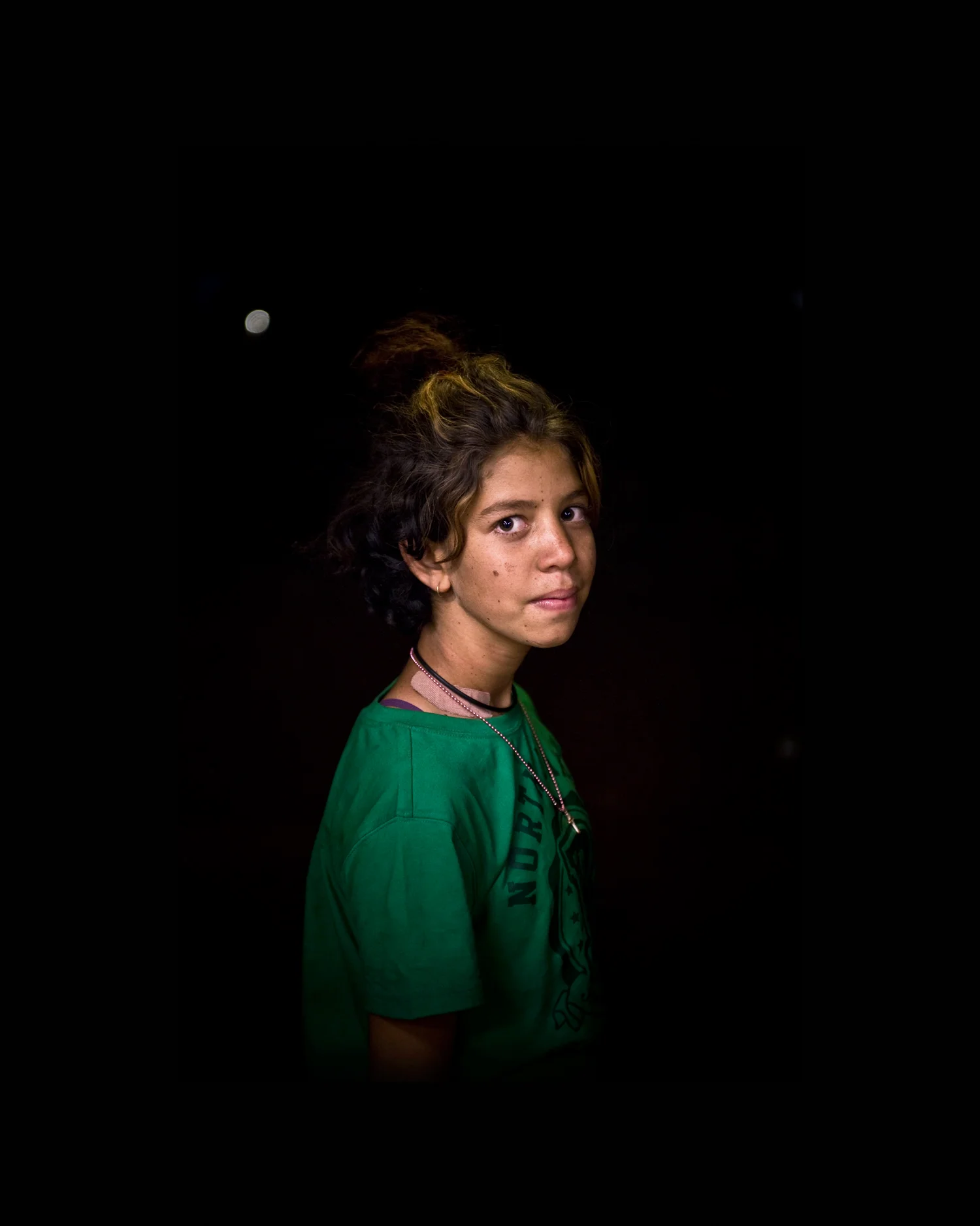 'Nyirripi Girl With Green T-shirt'