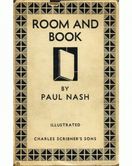  Room and Book , 1932. Image from https://pallantbookshop.com/product/room-and-book-by-paul-nash/