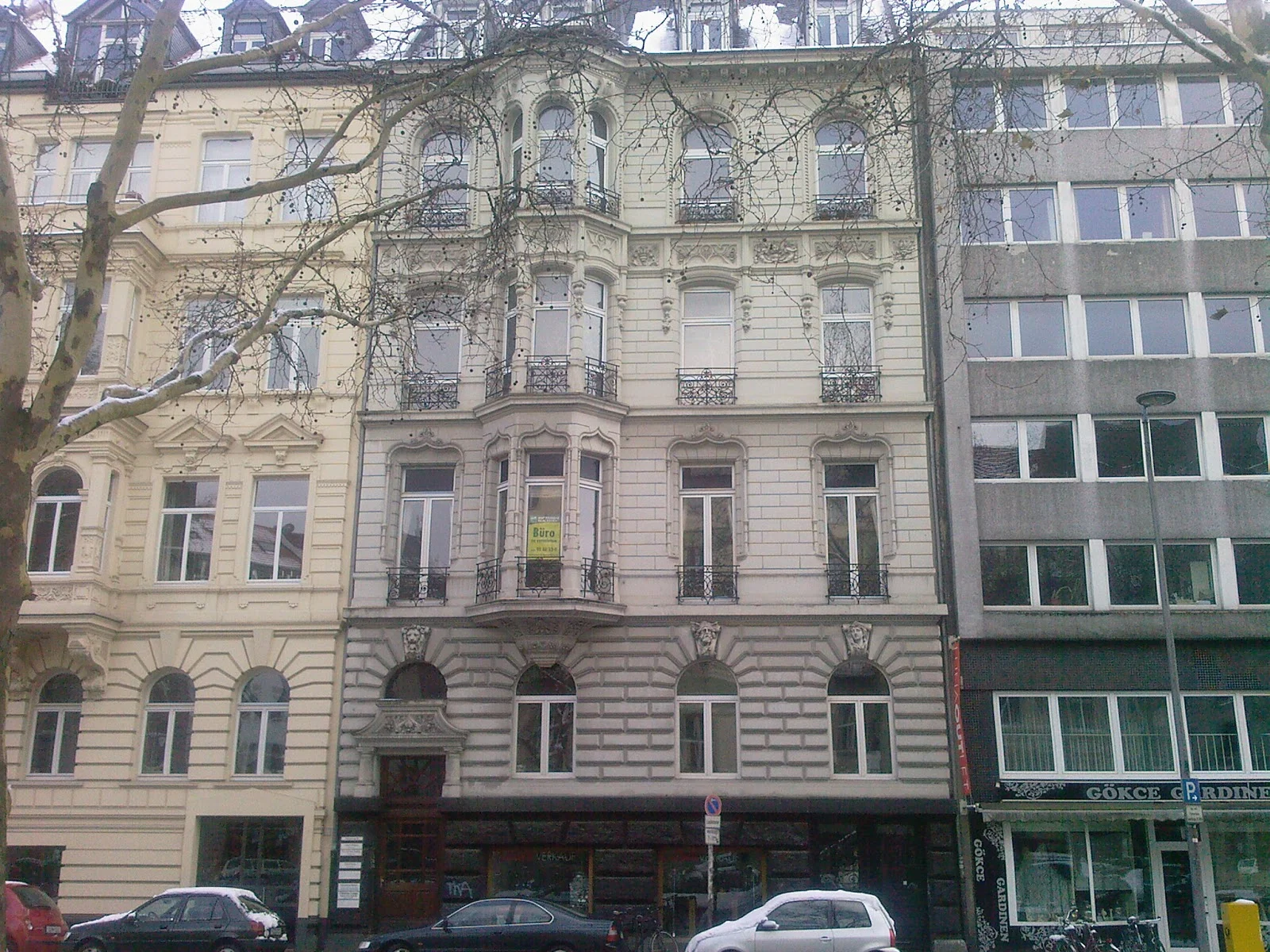 Hansaring 88, Koeln, built 1890; photo by Z. Holzmann (showing two adjoining houses.)