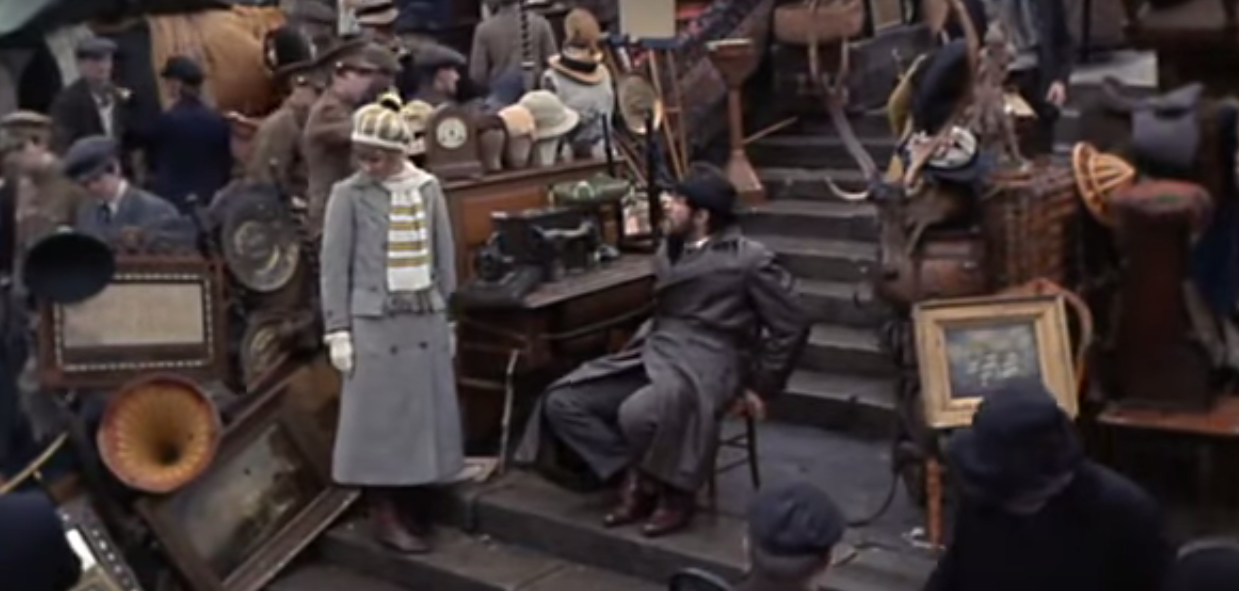 Rupert and Ursula purchase an old chair.