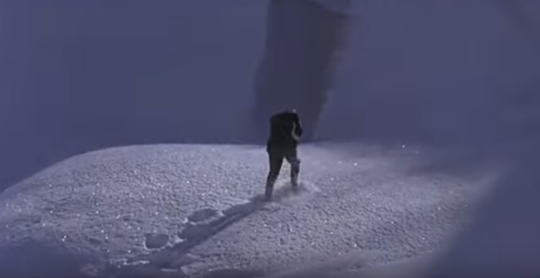 Gerald traverses the Alps, to sleep and death.